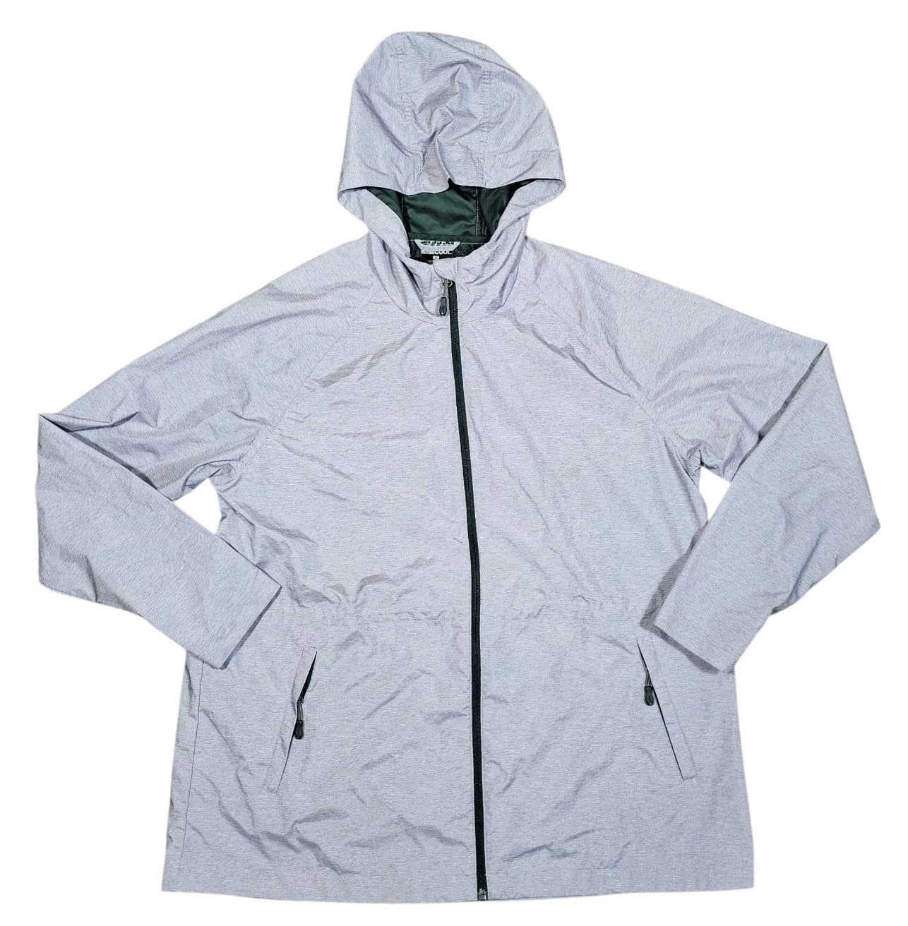 32 Degrees Cool Womens Large Full Zip Pale Lavender Windbreaker Hoodie