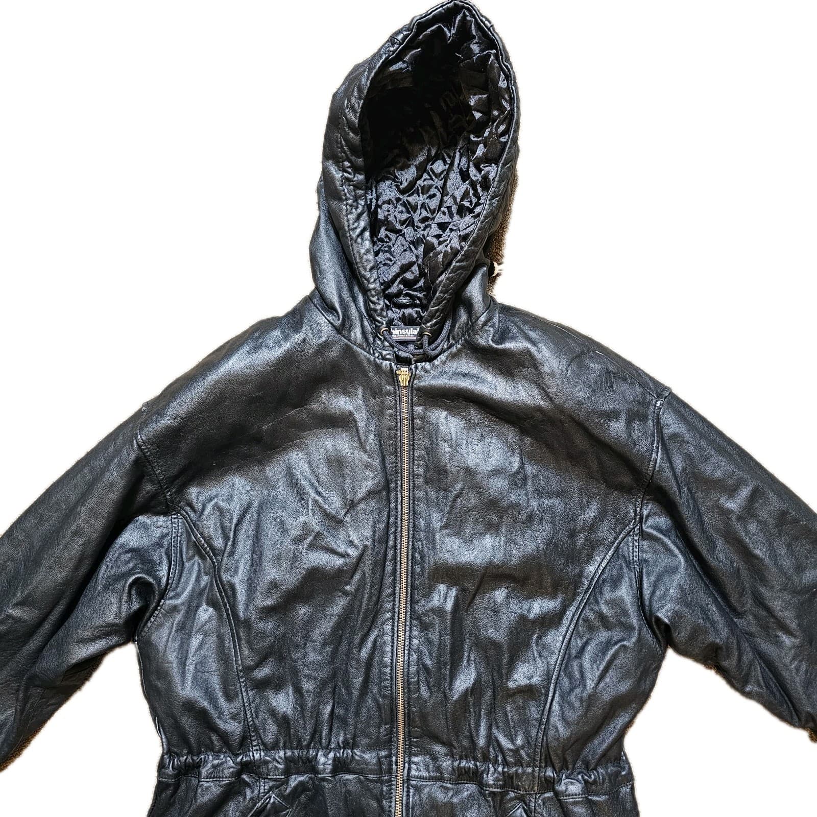 Wilsons leather jacket womens medium - Thumbnail 2