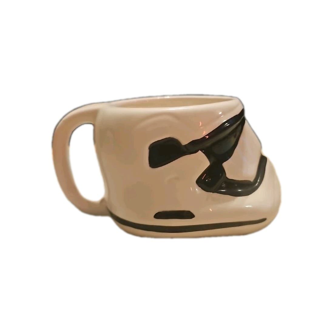 Zak Star Wars Storm Trooper Helmet Shaped Ceramic Coffee Mug Cup - Thumbnail 4