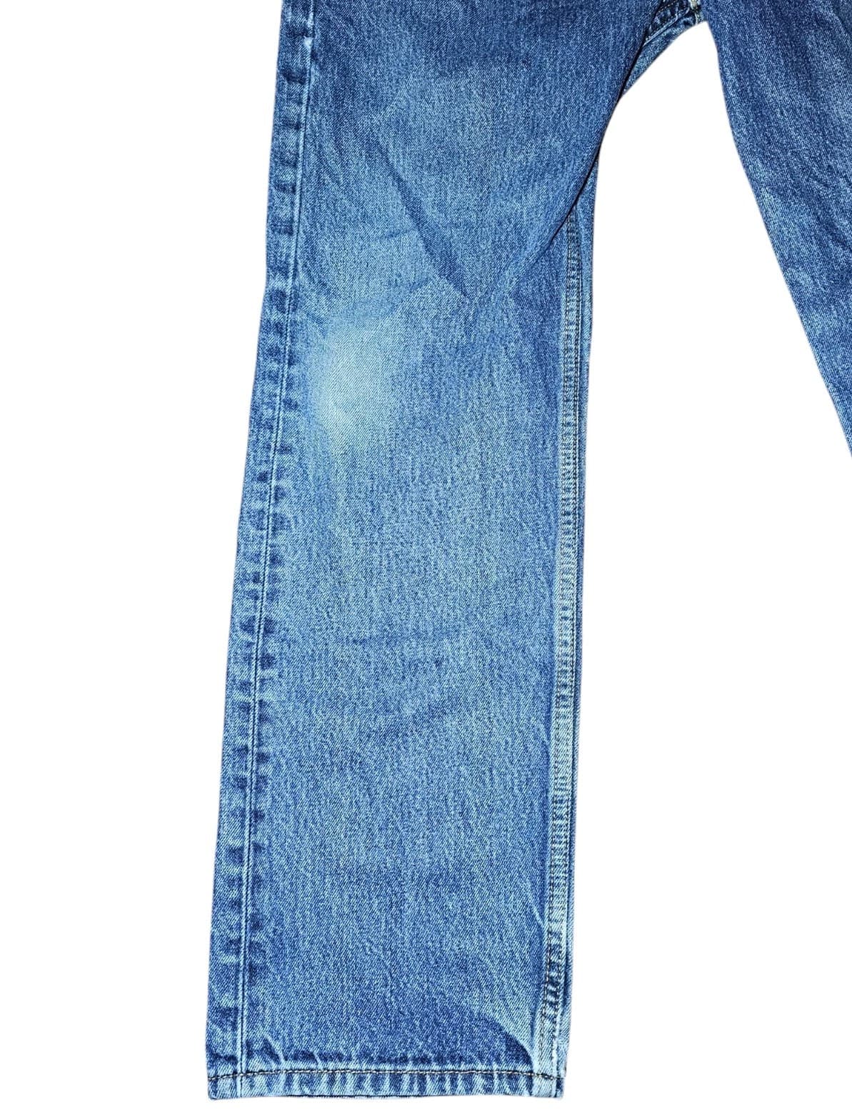 Levi 505 Men's 36x32 Blue Jeans - Thumbnail 10