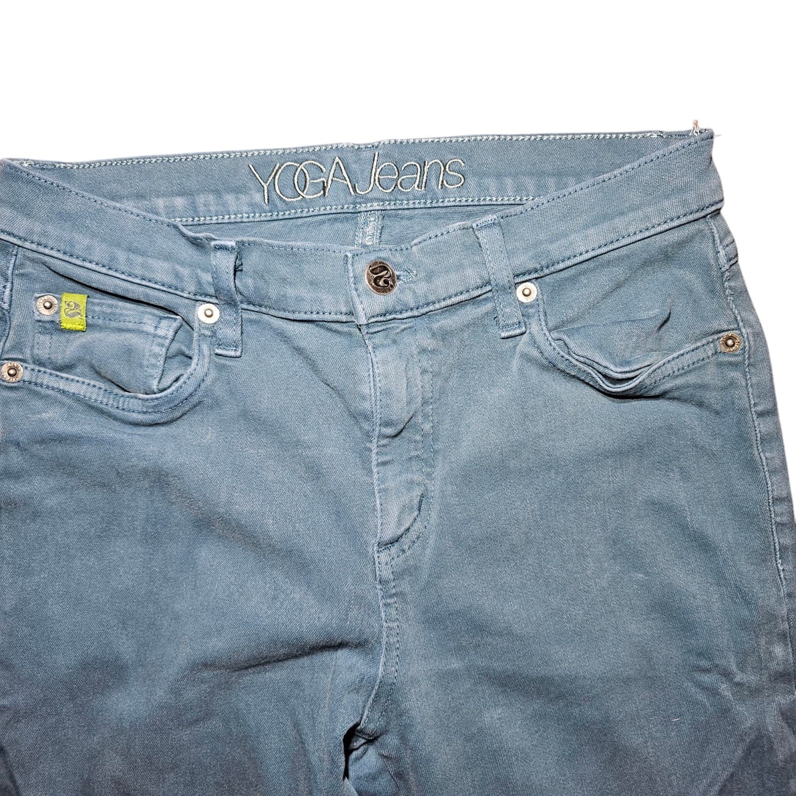Yoga Jeans Green womans Size 26 Stretchy Pants - Thumbnail 6
