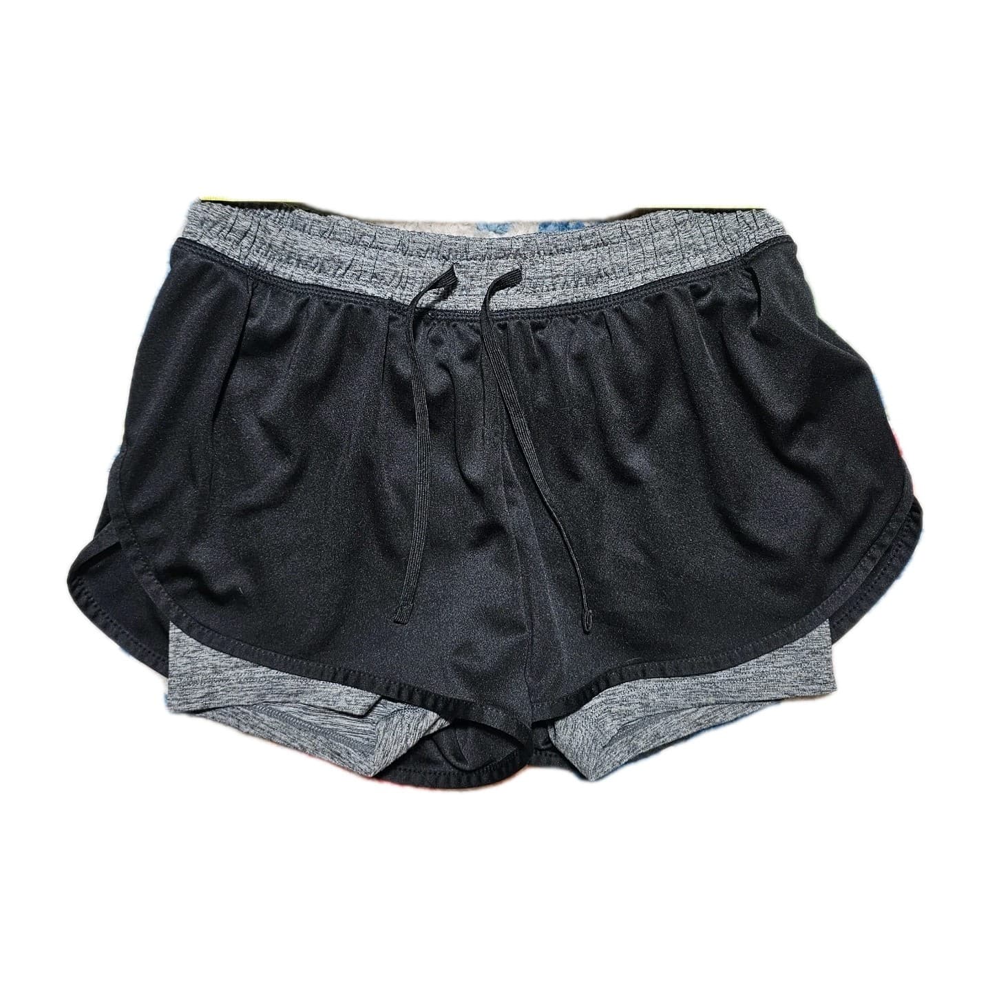 Champion Black and Marled Gray Athletic Running 2 In 1 Shorts Women’s Size XS - Thumbnail 9