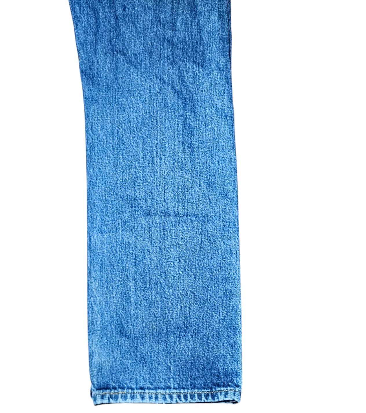 Levi 505 Men's 36x32 Blue Jeans - Thumbnail 17