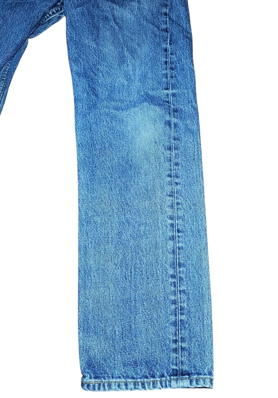 Levi 505 Men's 36x32 Blue Jeans - Thumbnail 9