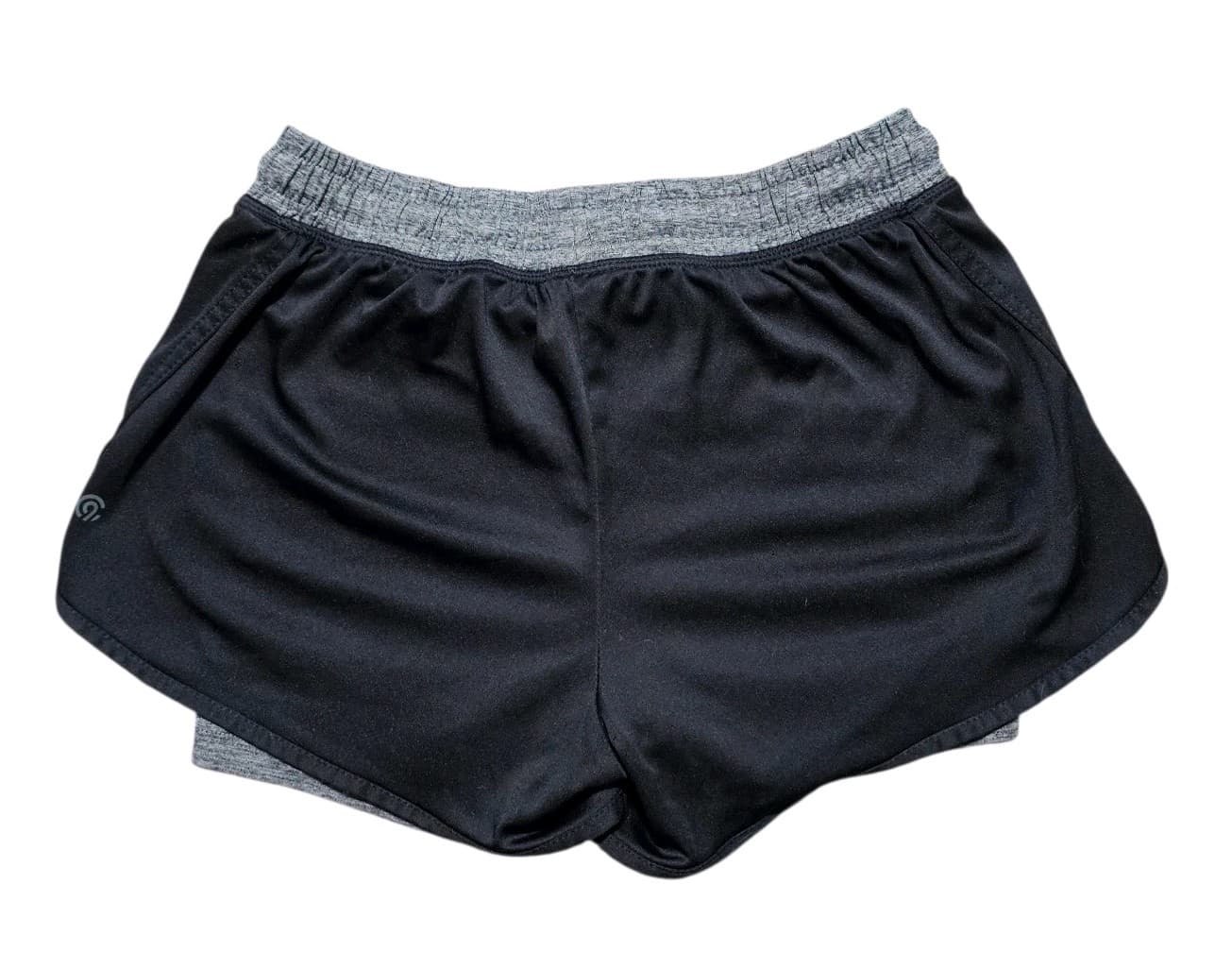Champion Black and Marled Gray Athletic Running 2 In 1 Shorts Women’s Size XS - Thumbnail 5