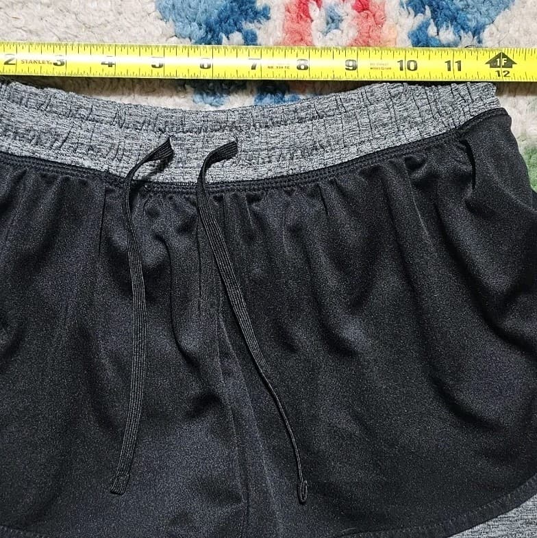 Champion Black and Marled Gray Athletic Running 2 In 1 Shorts Women’s Size XS - Thumbnail 11