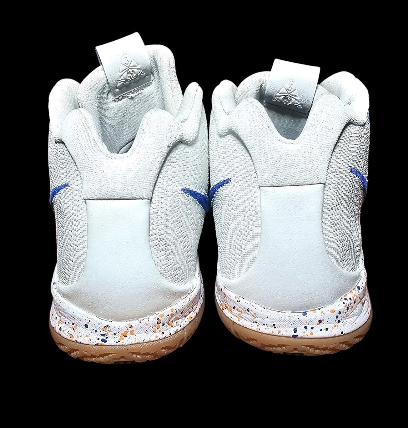 Nike Kyrie 4 Uncle Drew Size 6.5Y White Blue Basketball Shoes AA2897-100 - Thumbnail 6