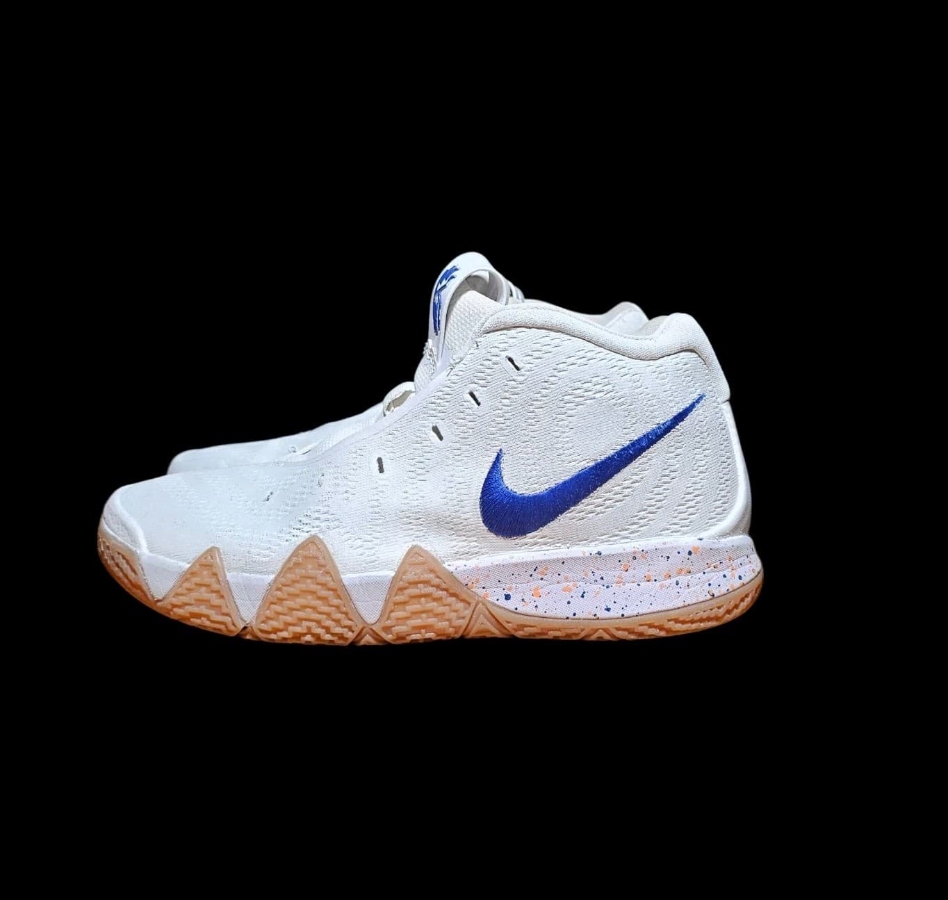 Nike Kyrie 4 Uncle Drew Size 6.5Y White Blue Basketball Shoes AA2897-100 - Thumbnail 2