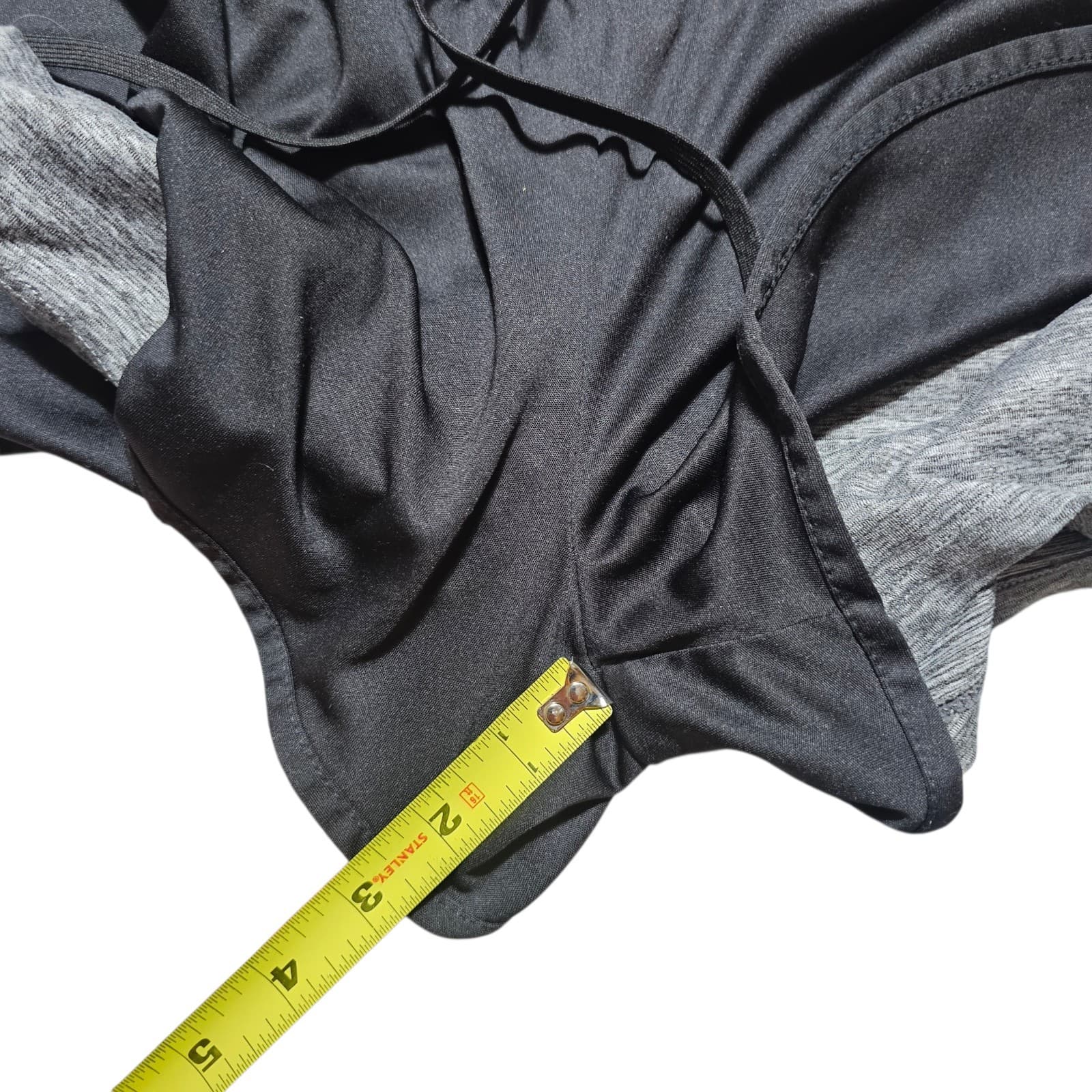 Champion Black and Marled Gray Athletic Running 2 In 1 Shorts Women’s Size XS - Thumbnail 8