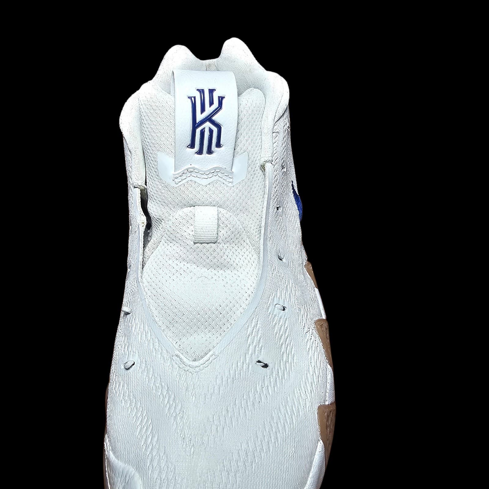 Nike Kyrie 4 Uncle Drew Size 6.5Y White Blue Basketball Shoes AA2897-100 - Thumbnail 18