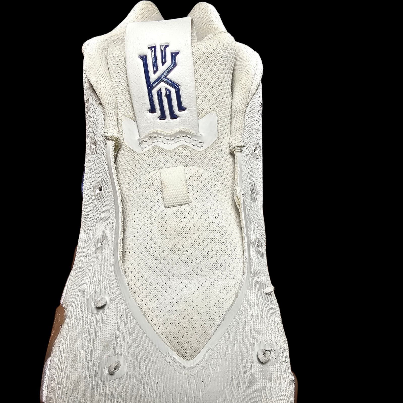 Nike Kyrie 4 Uncle Drew Size 6.5Y White Blue Basketball Shoes AA2897-100 - Thumbnail 17