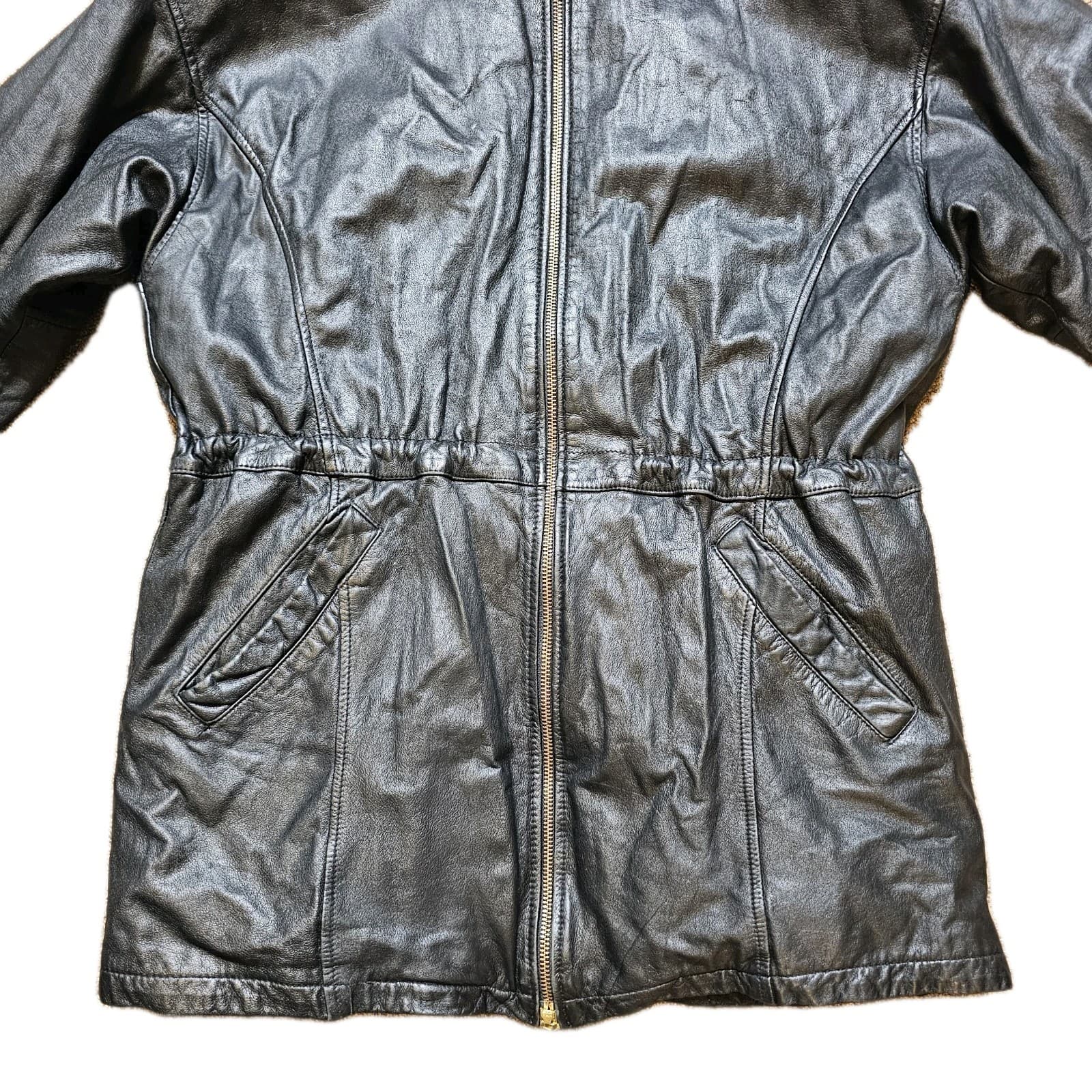 Wilsons leather jacket womens medium - Thumbnail 3