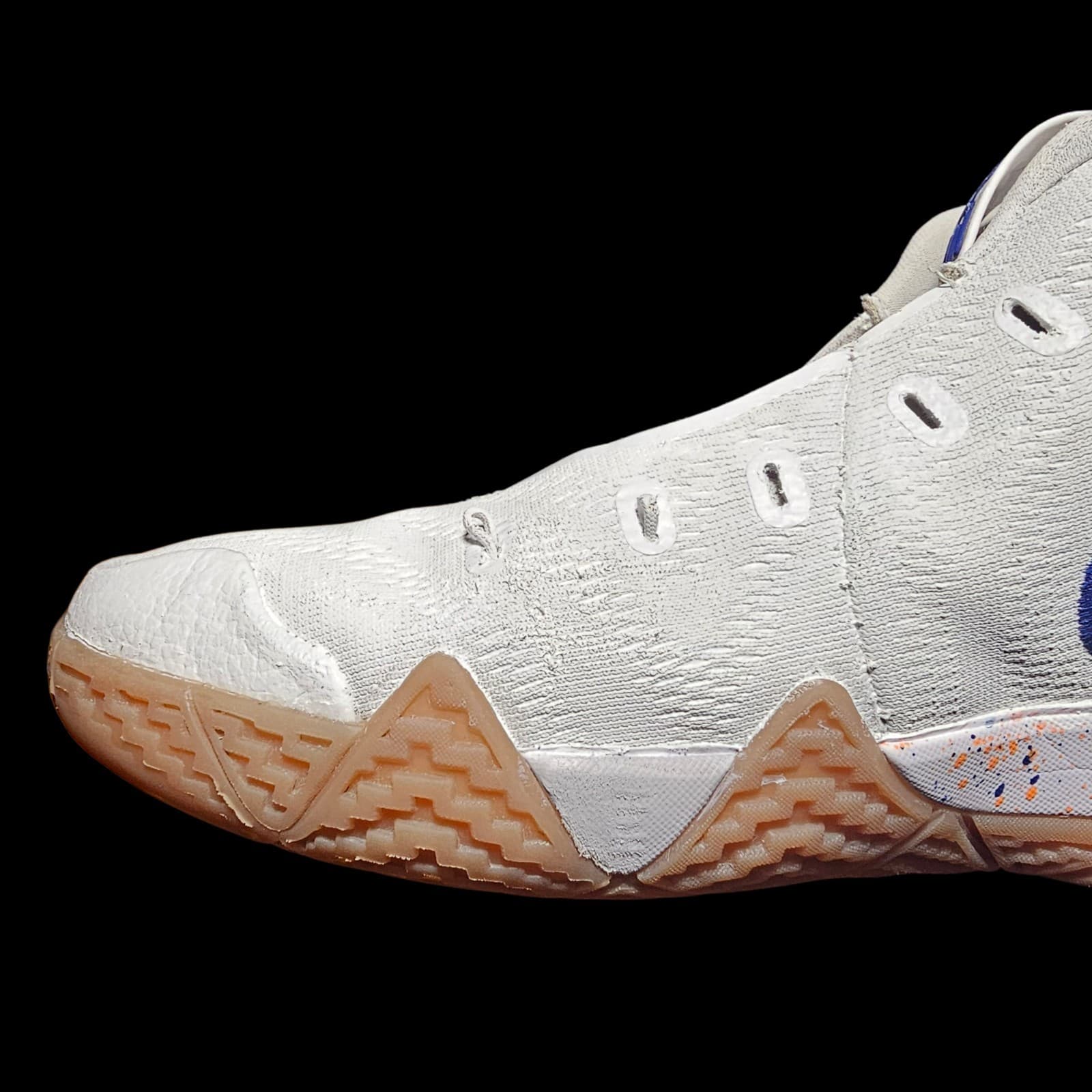 Nike Kyrie 4 Uncle Drew Size 6.5Y White Blue Basketball Shoes AA2897-100 - Thumbnail 16