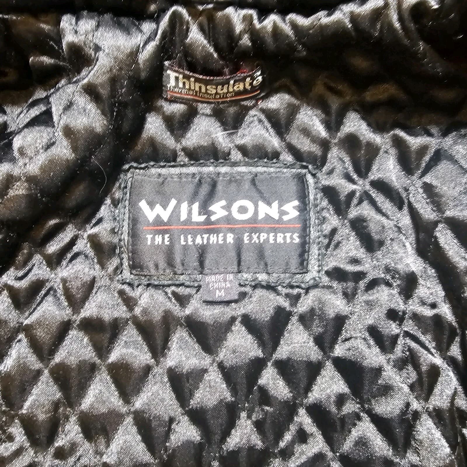 Wilsons leather jacket womens medium - Thumbnail 18