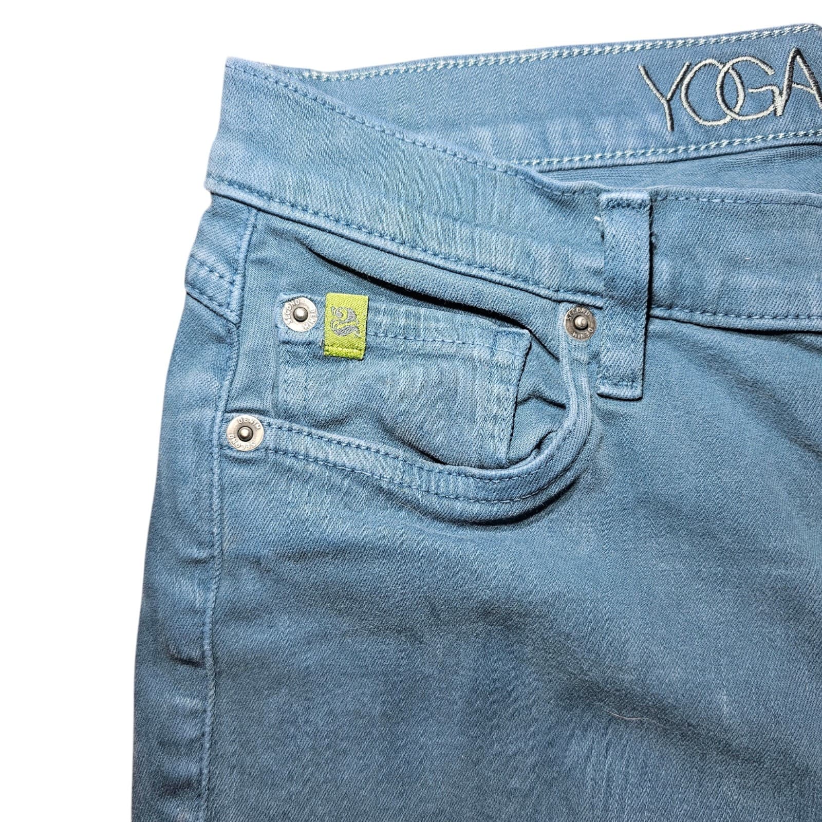 Yoga Jeans Green womans Size 26 Stretchy Pants - Thumbnail 5