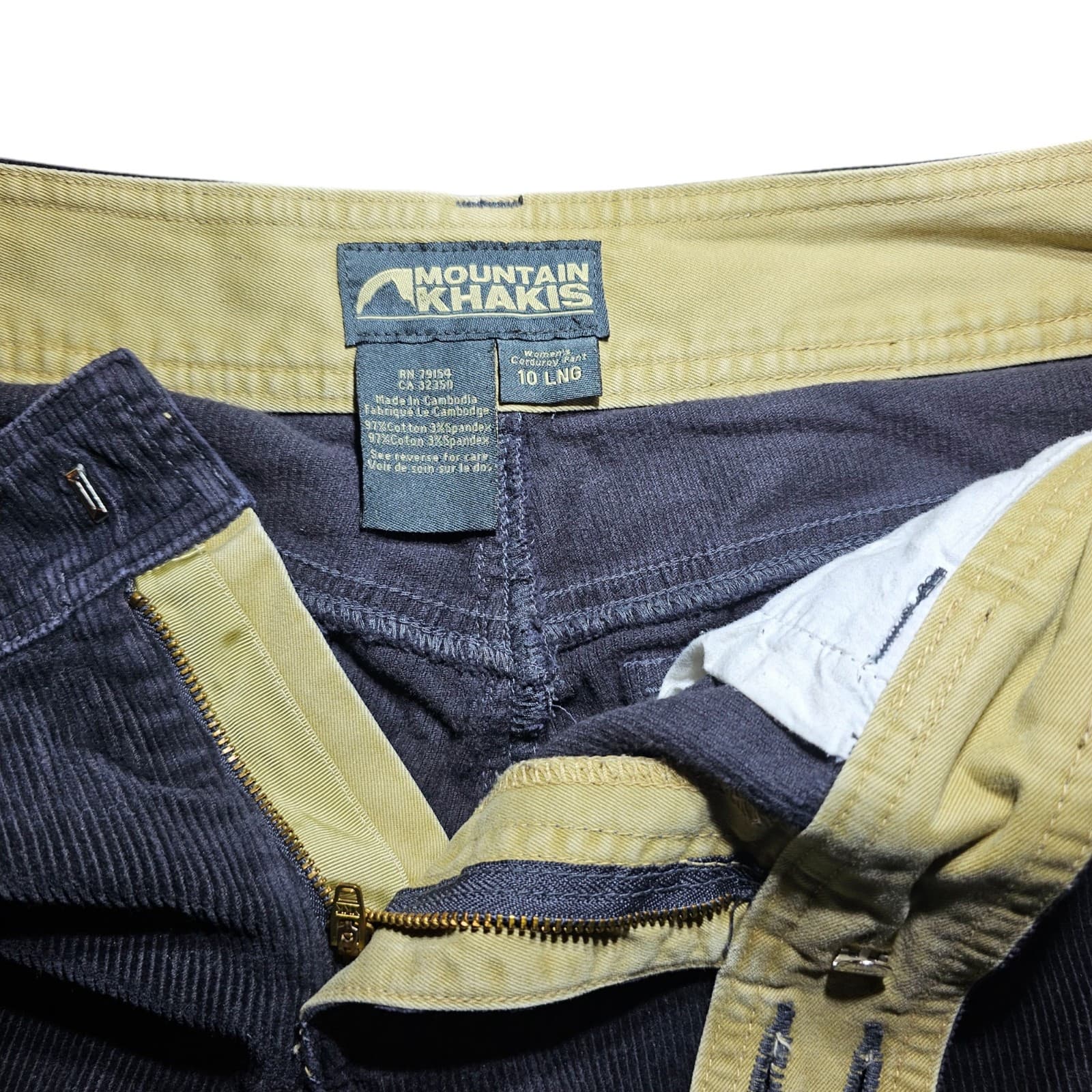 Mountain Khakis Canyon Cord Classic Fit Black Corduroy Pant Women’s Size 10 - Thumbnail 14