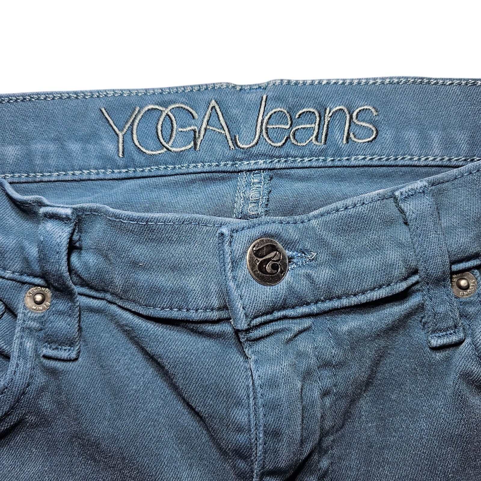Yoga Jeans Green womans Size 26 Stretchy Pants - Thumbnail 4