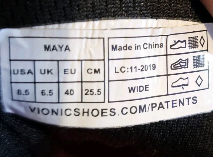 Vionic, Women’s Brisk Maya Walking Sneakers Black, Size 8.5 - Thumbnail 10
