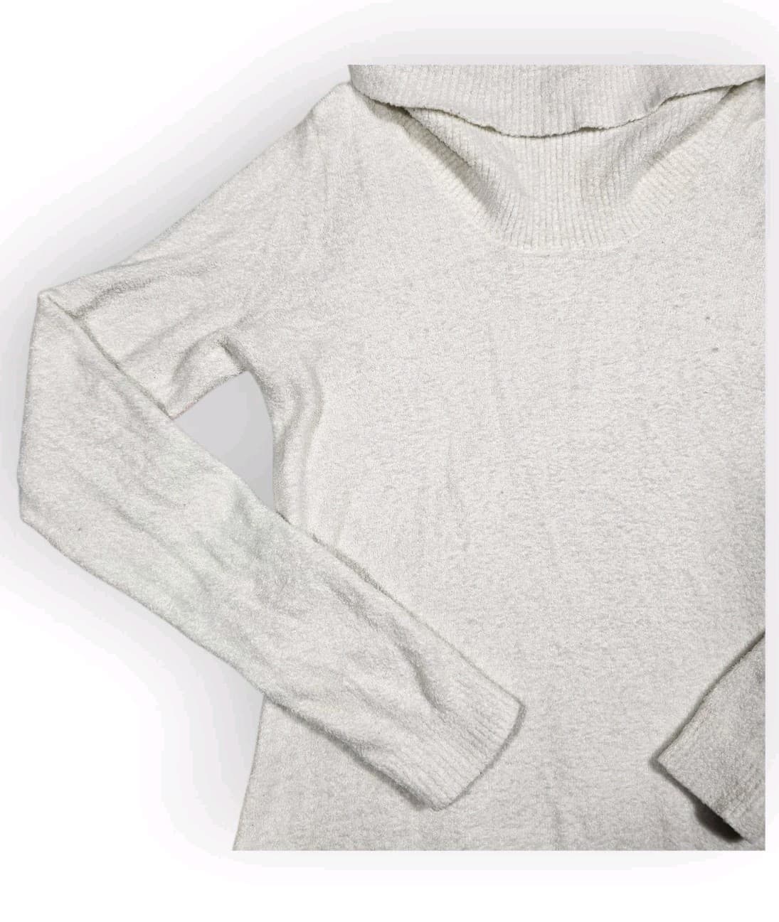 Worthington White Cowl Neck Sweater Womans Size Small - Thumbnail 4