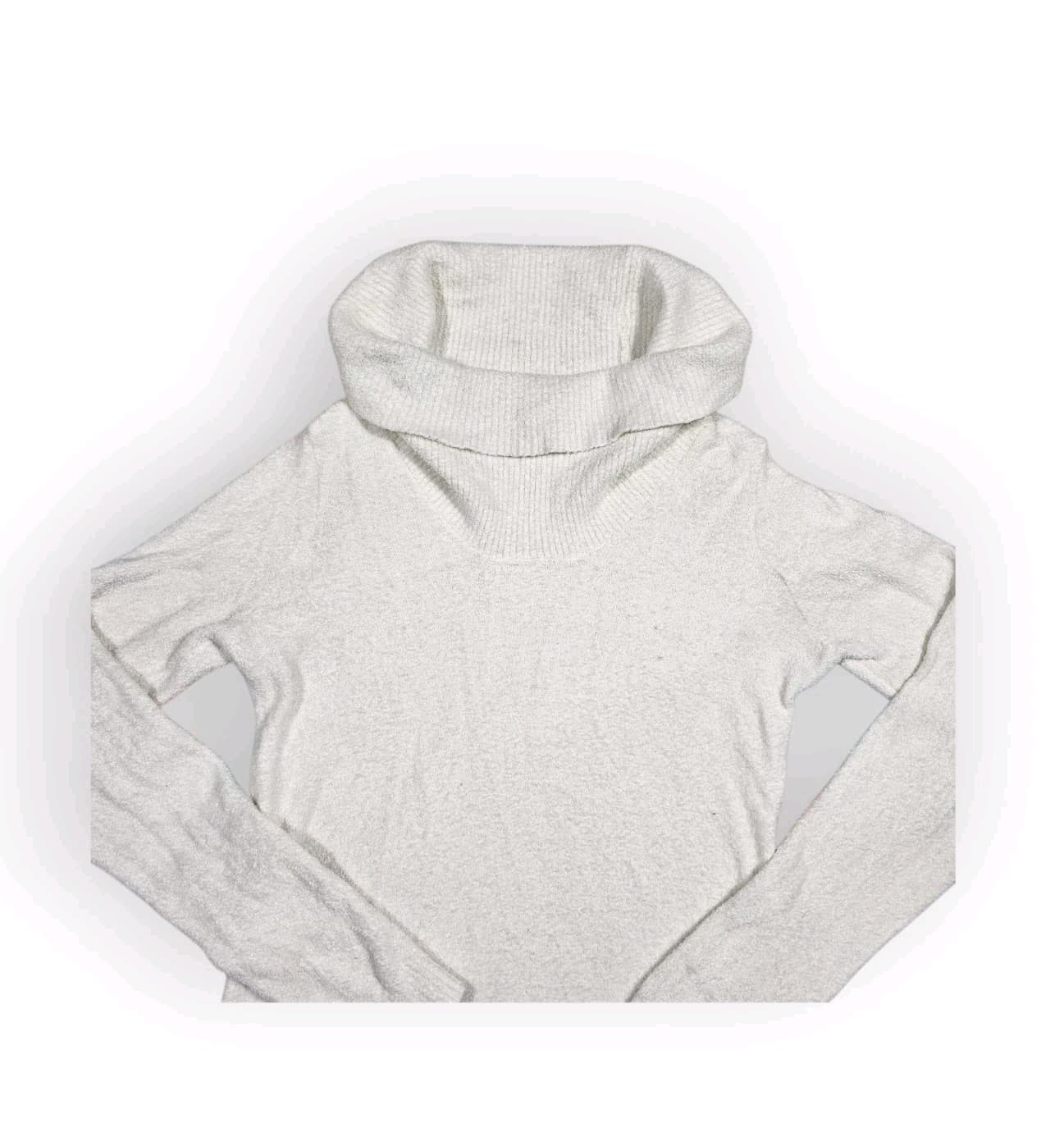 Worthington White Cowl Neck Sweater Womans Size Small - Thumbnail 2