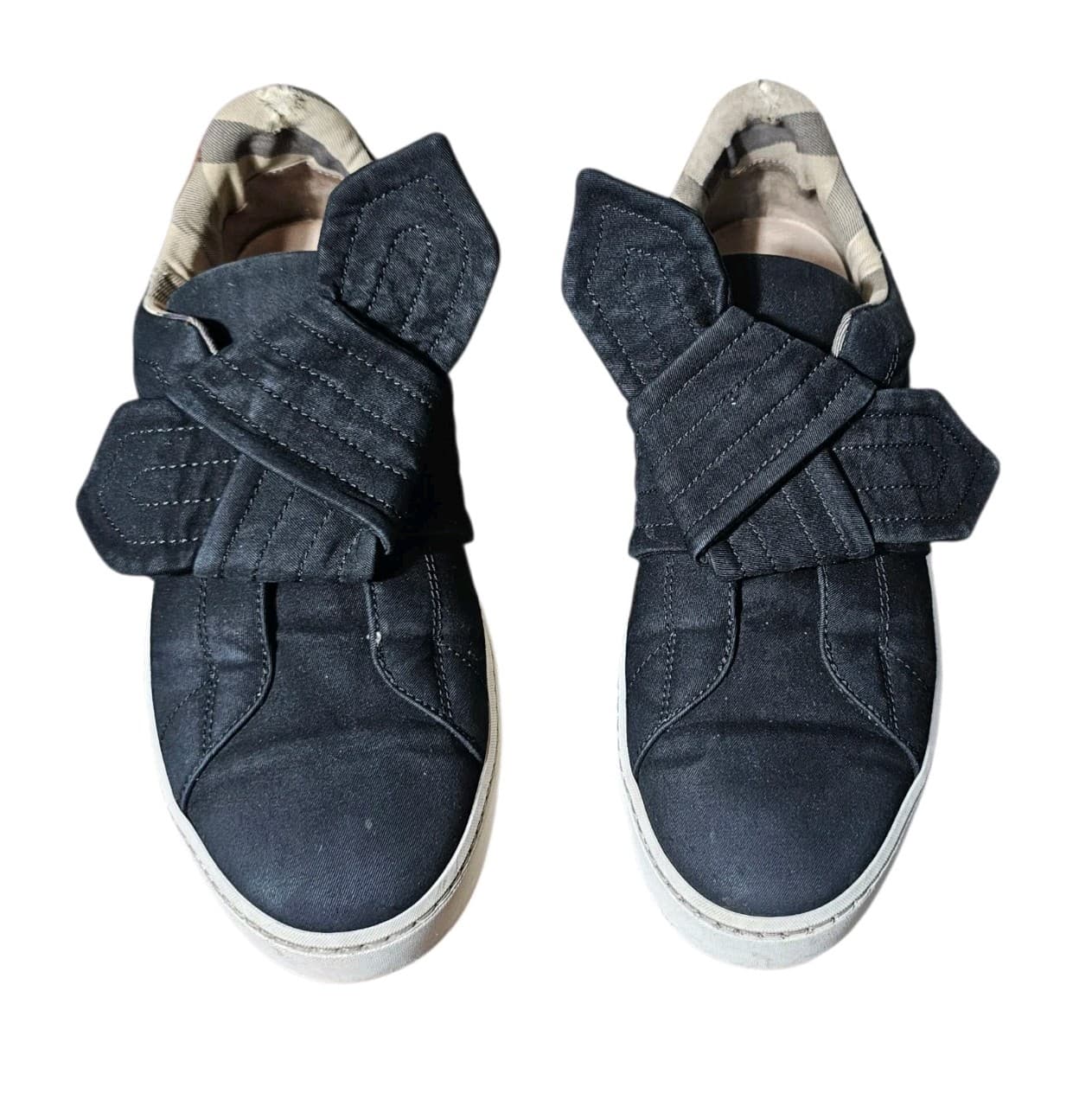 Burberry Women Westford Black Knot Sneakers Slip On Shoes US 6.5 / EU 37 - Thumbnail 6