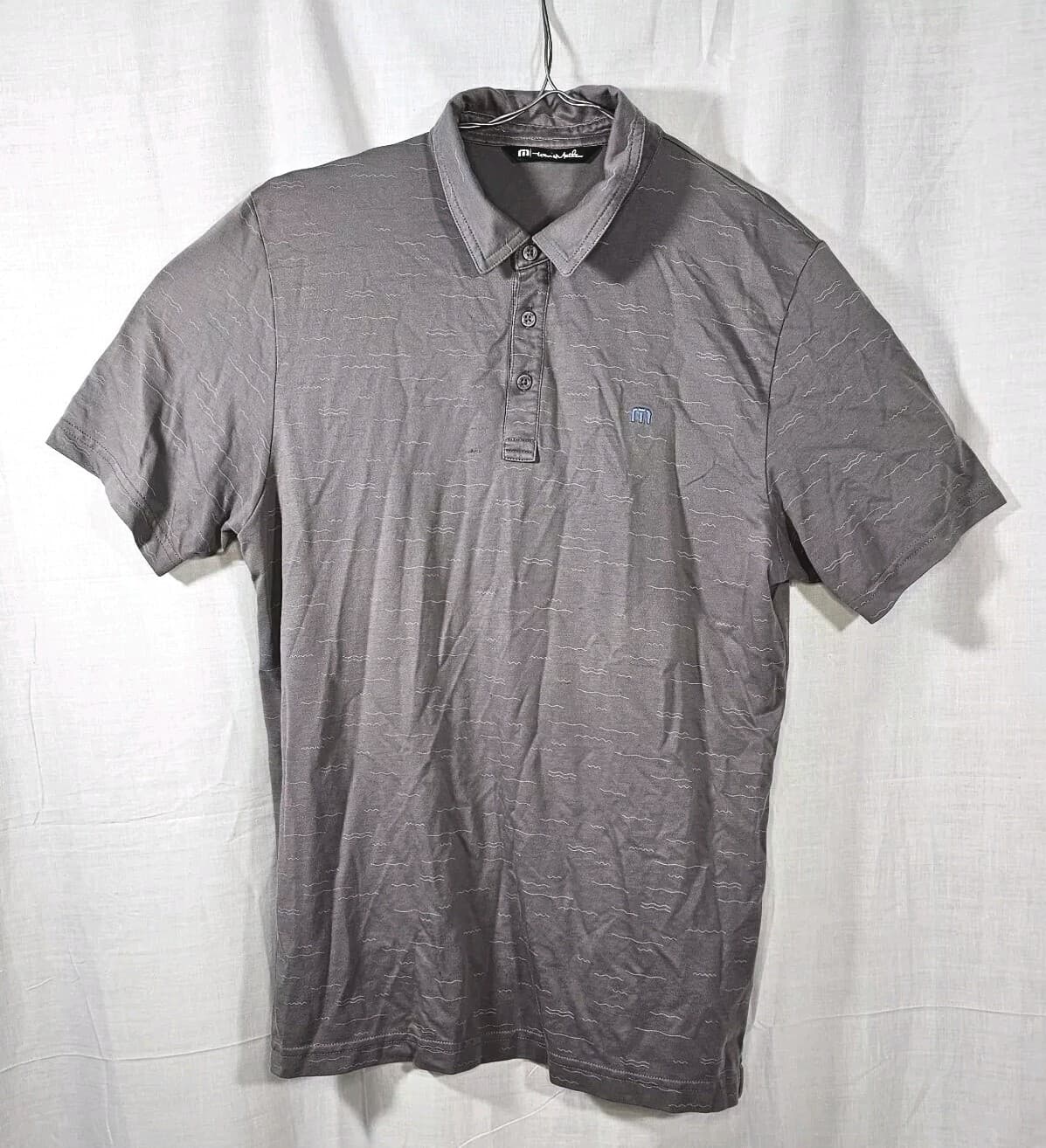 travis mathews golf polo Size Medium Grey