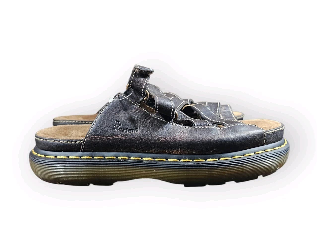 Vintage Dr. Martens Fisherman Dune Y2K Leather Chunky Sole Womans Size 11 - Thumbnail 4