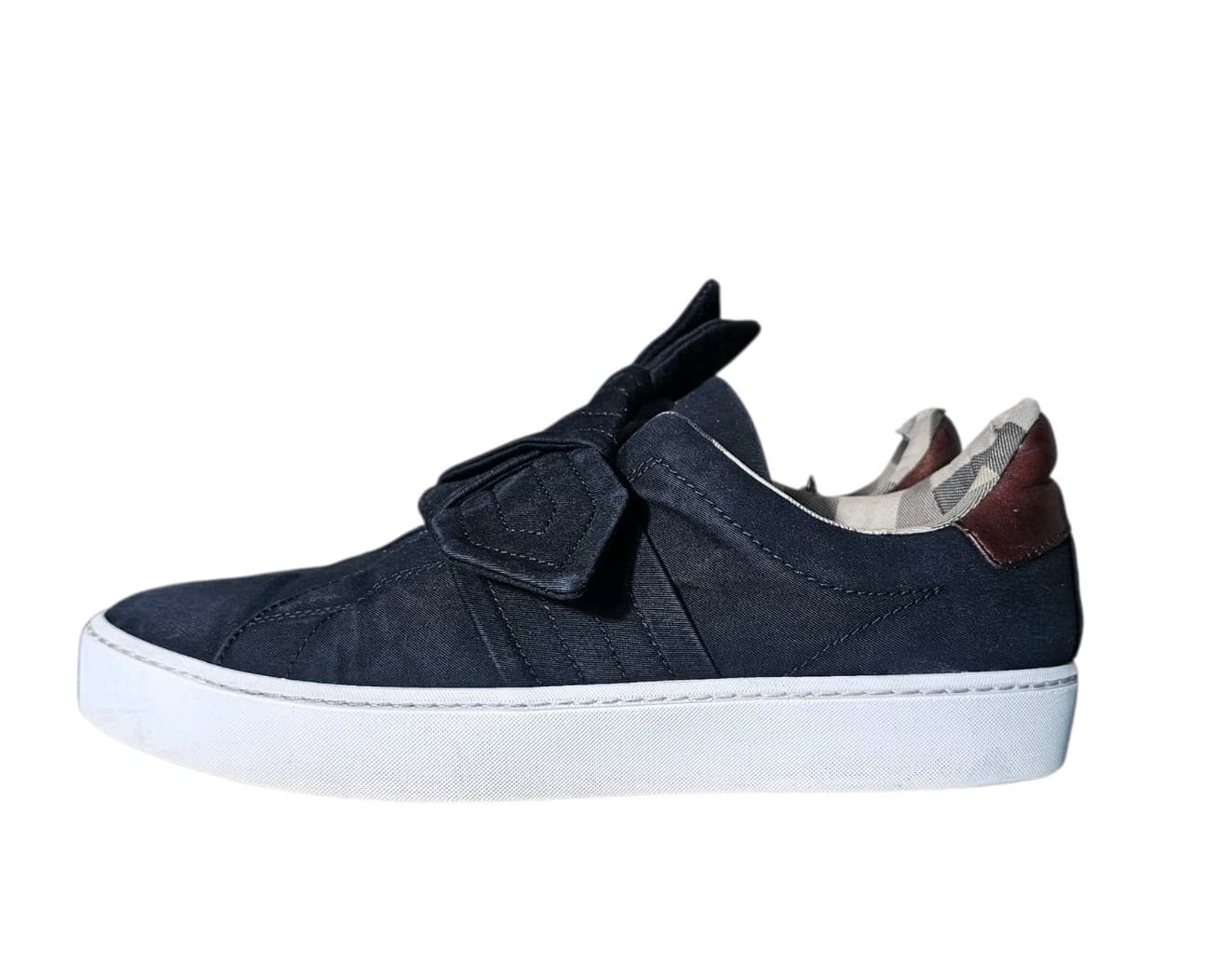 Burberry Women Westford Black Knot Sneakers Slip On Shoes US 6.5 / EU 37 - Thumbnail 2