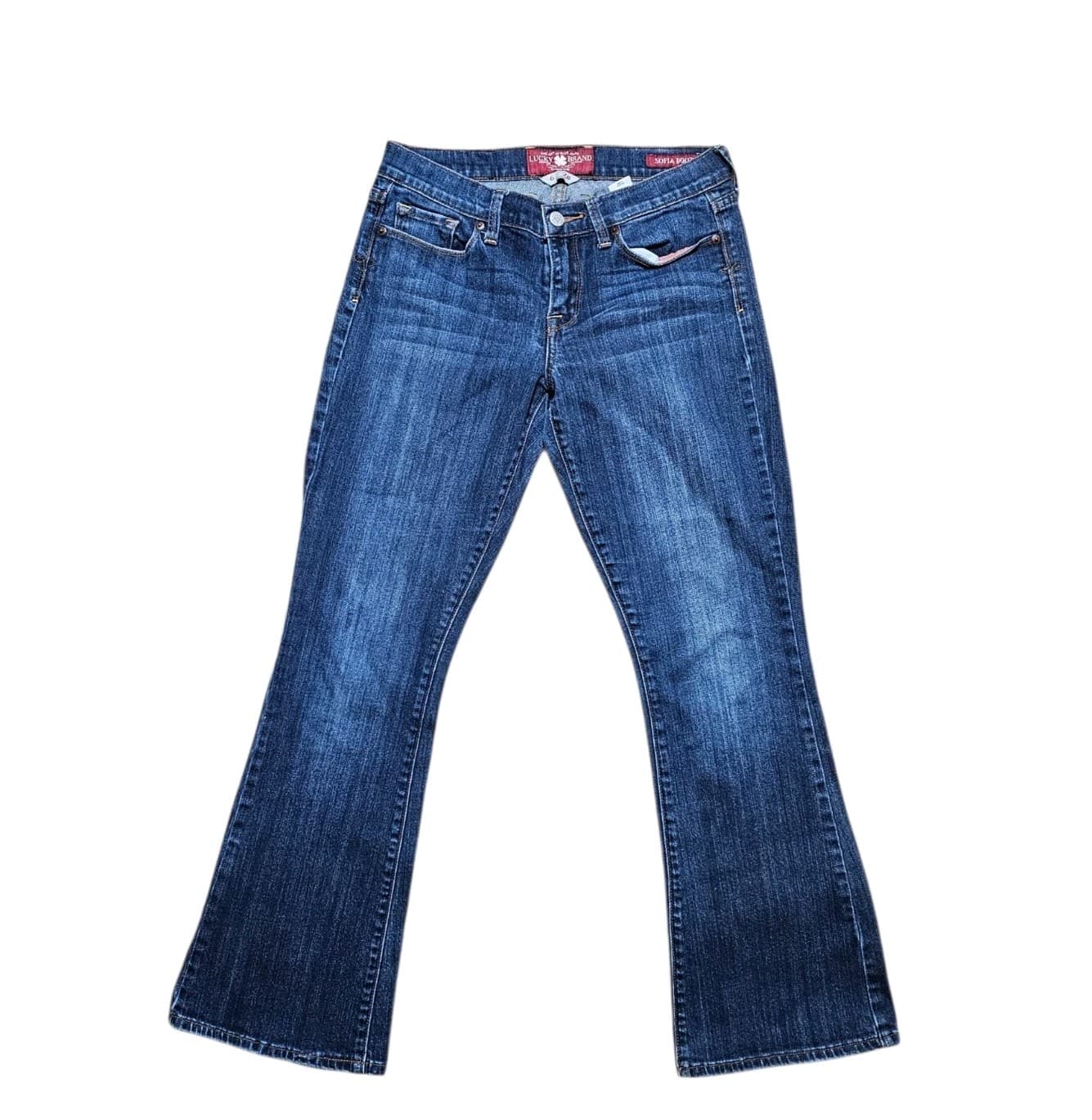 Lucky Brand Sofia Boot Jeans Woman's Size 6/28 Ankle Medium Wash - Thumbnail 6