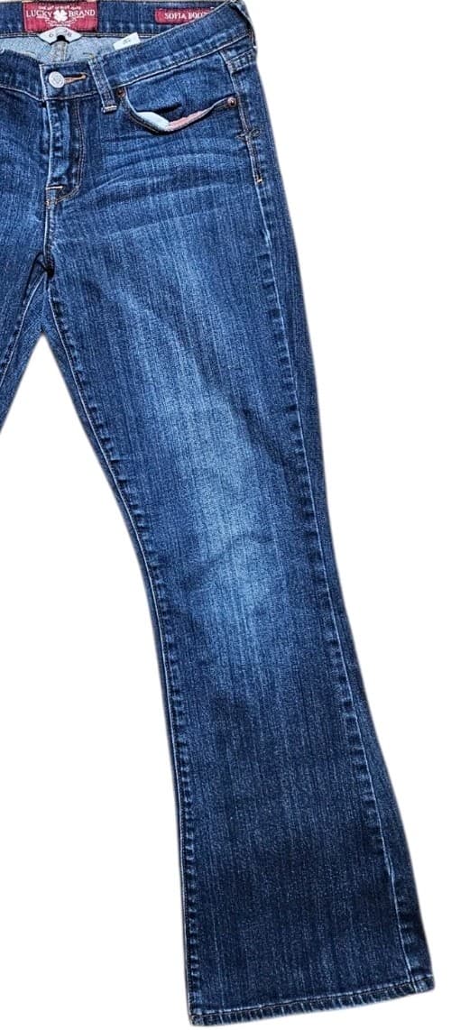 Lucky Brand Sofia Boot Jeans Woman's Size 6/28 Ankle Medium Wash - Thumbnail 9