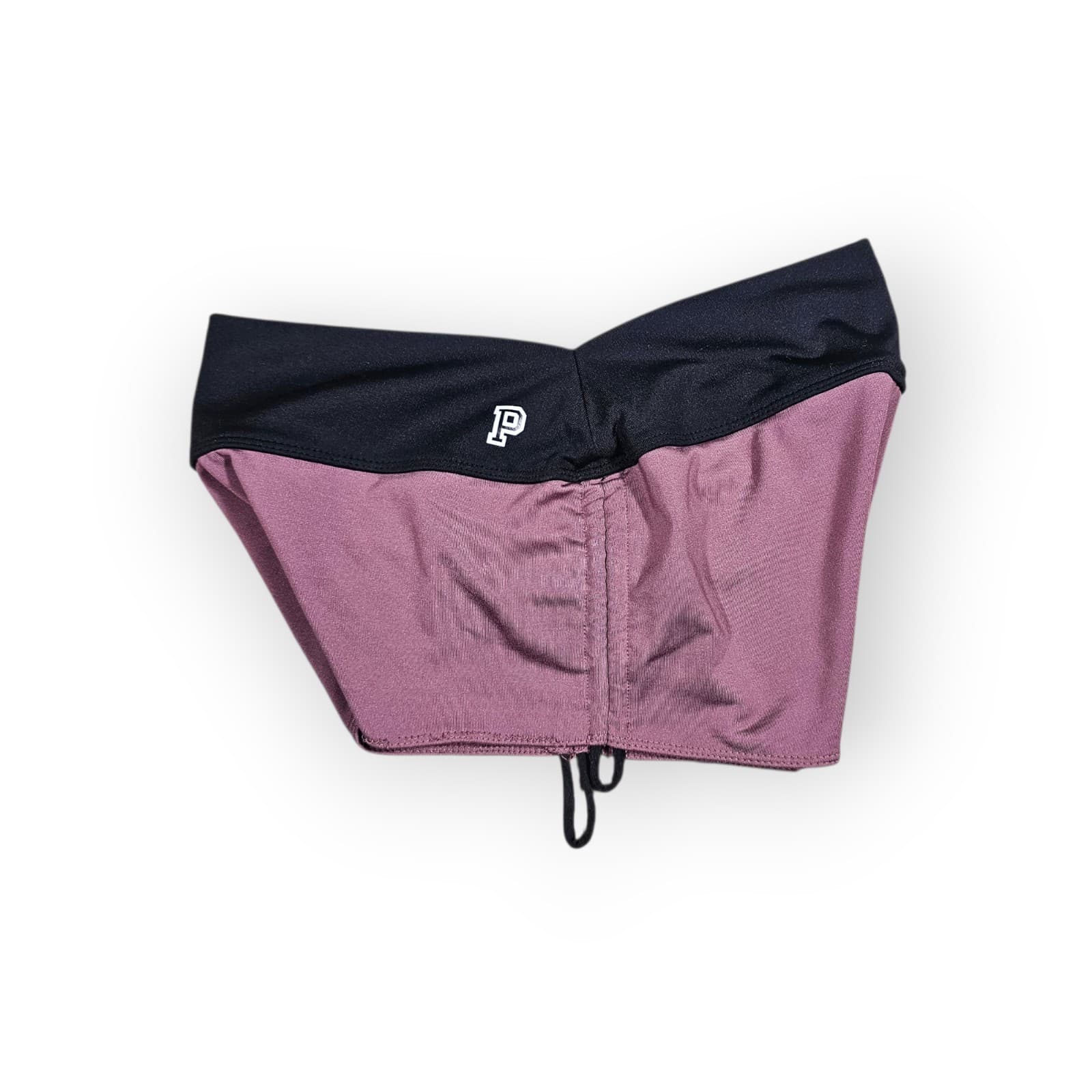 Victoria's Secret Pink Ultimate gym to swim shortie Brown Black Small
