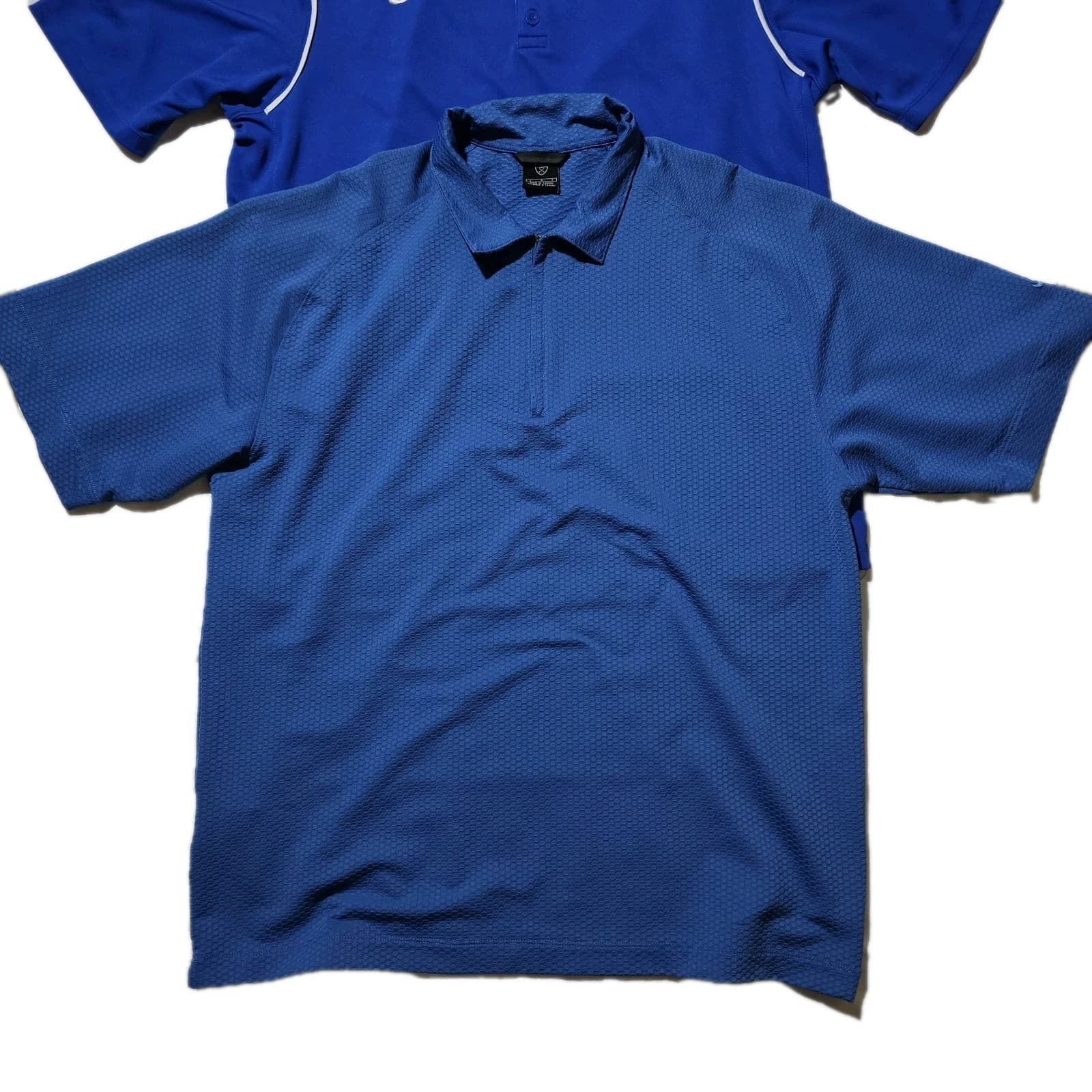 Nike Golf Shirt Dri Fit Polo Lot Of 2 Mens Size Large - Thumbnail 2