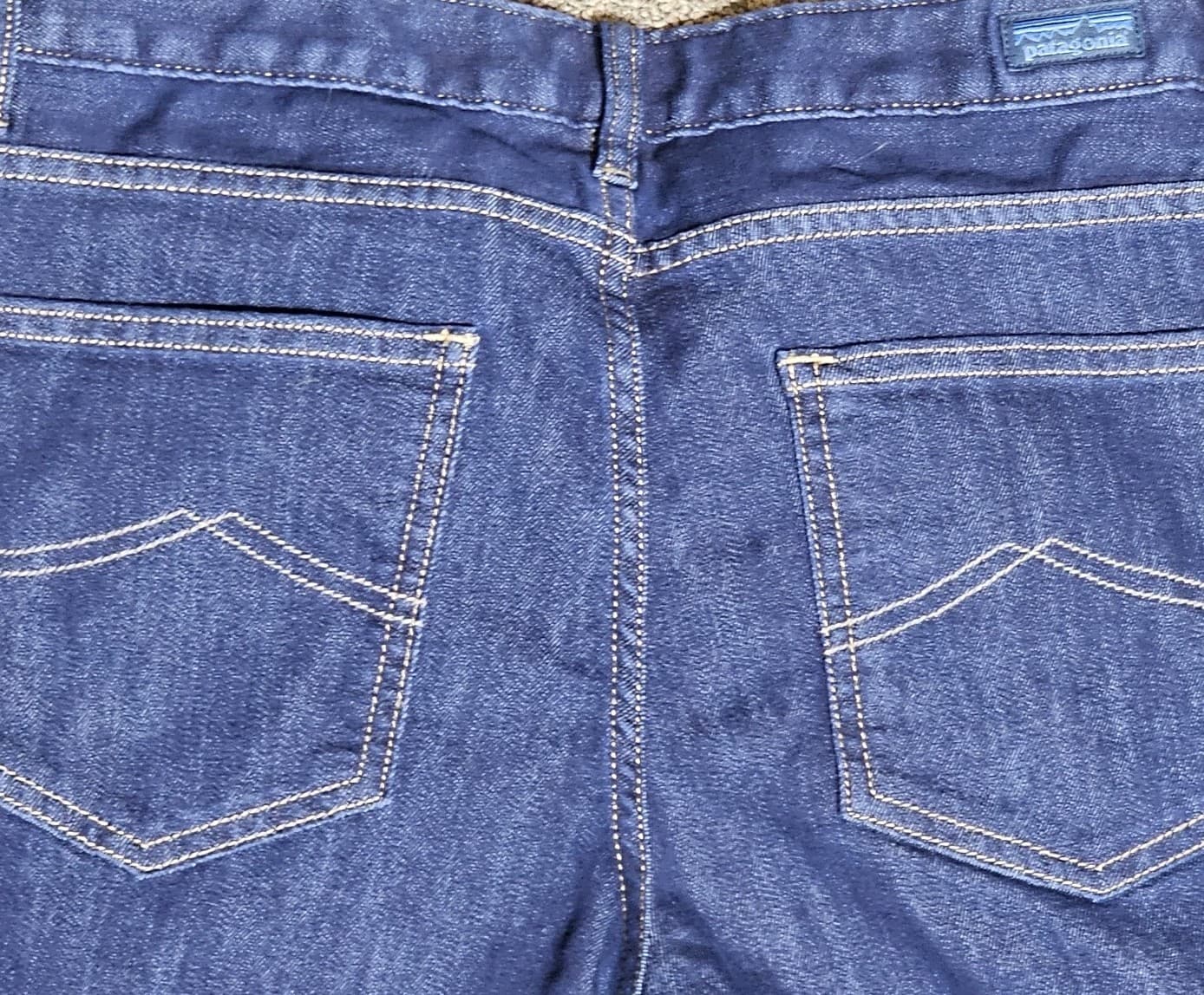 Patagonia Women’s Jeans Blue Straight Regular Organic Cotton Dark Wash Size 27 - Thumbnail 4