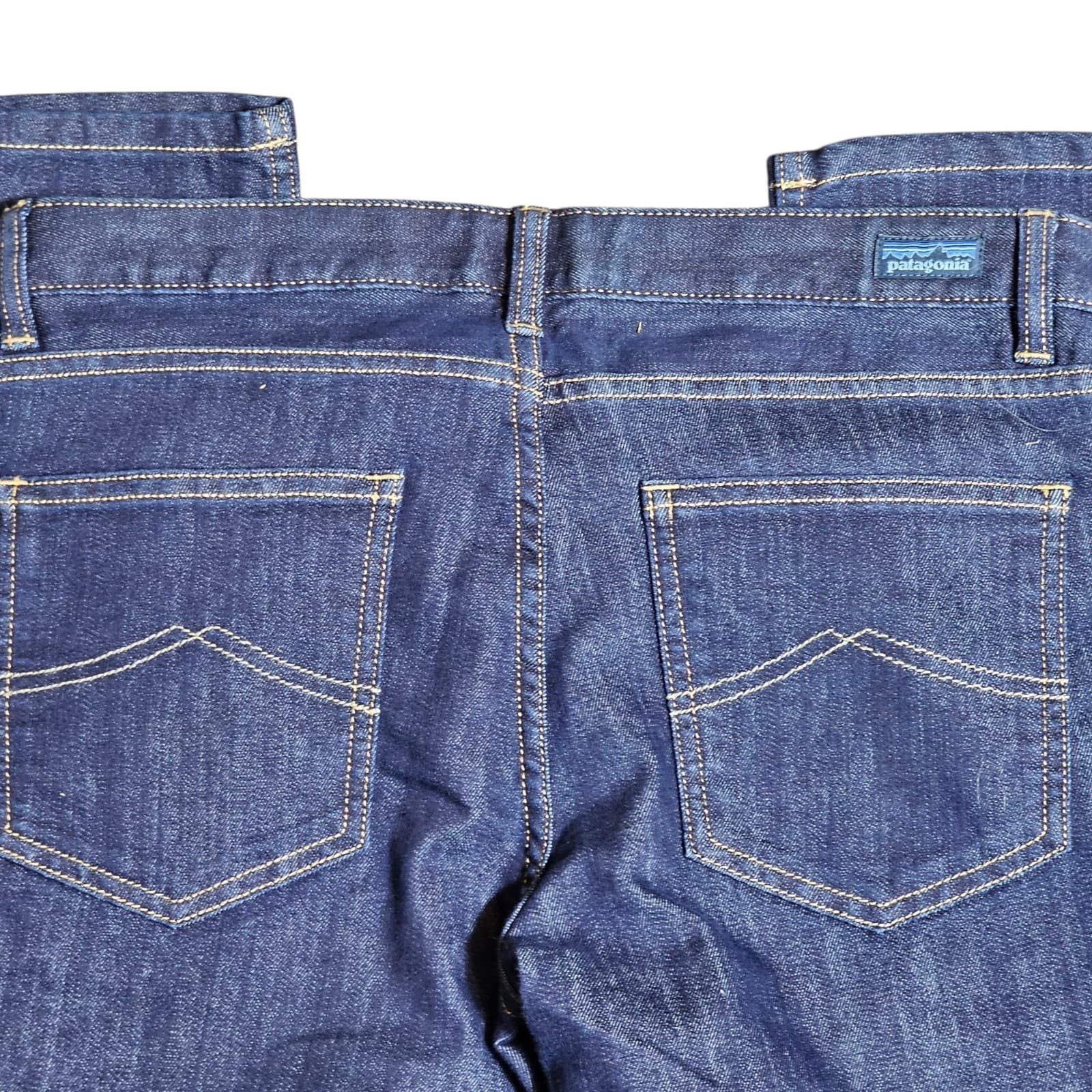 Patagonia Women’s Jeans Blue Straight Regular Organic Cotton Dark Wash Size 27 - Thumbnail 4