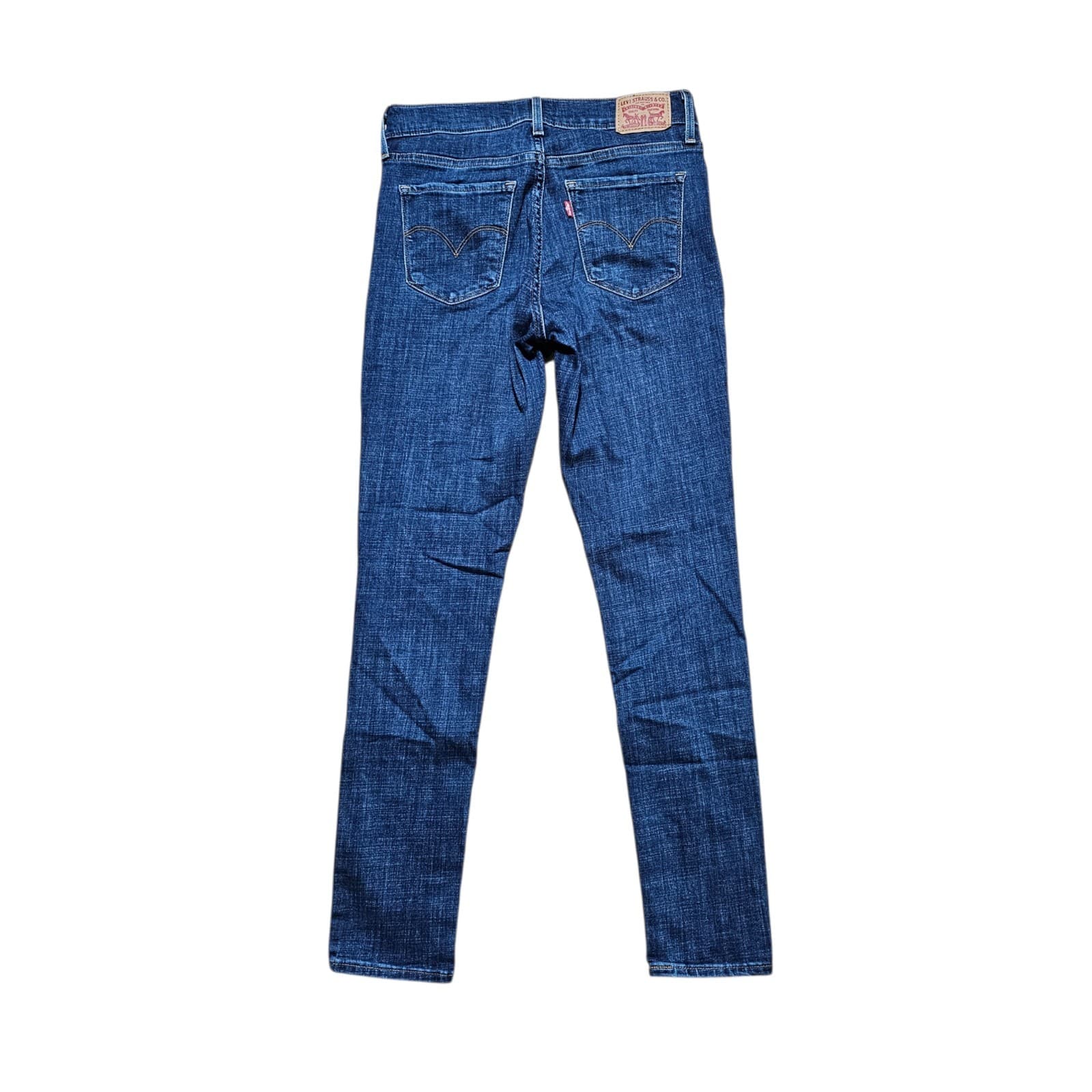 Levi's 311 Shaping Skinny Straight Denim Jeans Blue Wash Womens Size 27 - Thumbnail 2