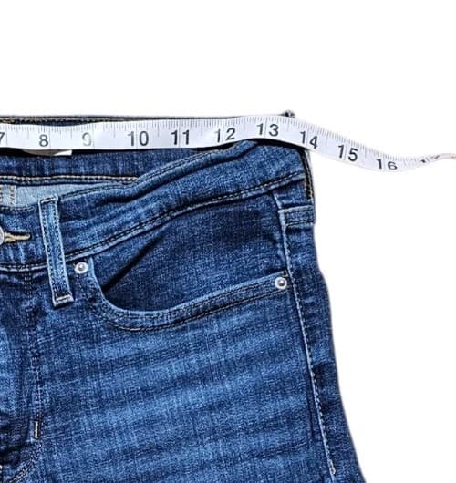 Levi's 311 Shaping Skinny Straight Denim Jeans Blue Wash Womens Size 27 - Thumbnail 7