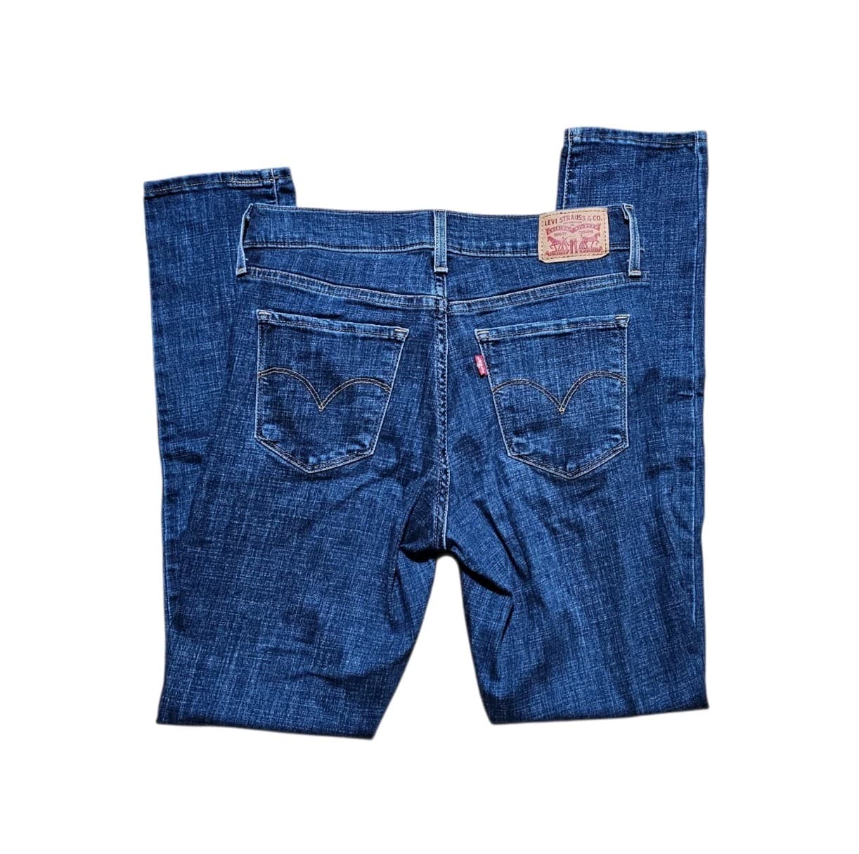 Levi's 311 Shaping Skinny Straight Denim Jeans Blue Wash Womens Size 27