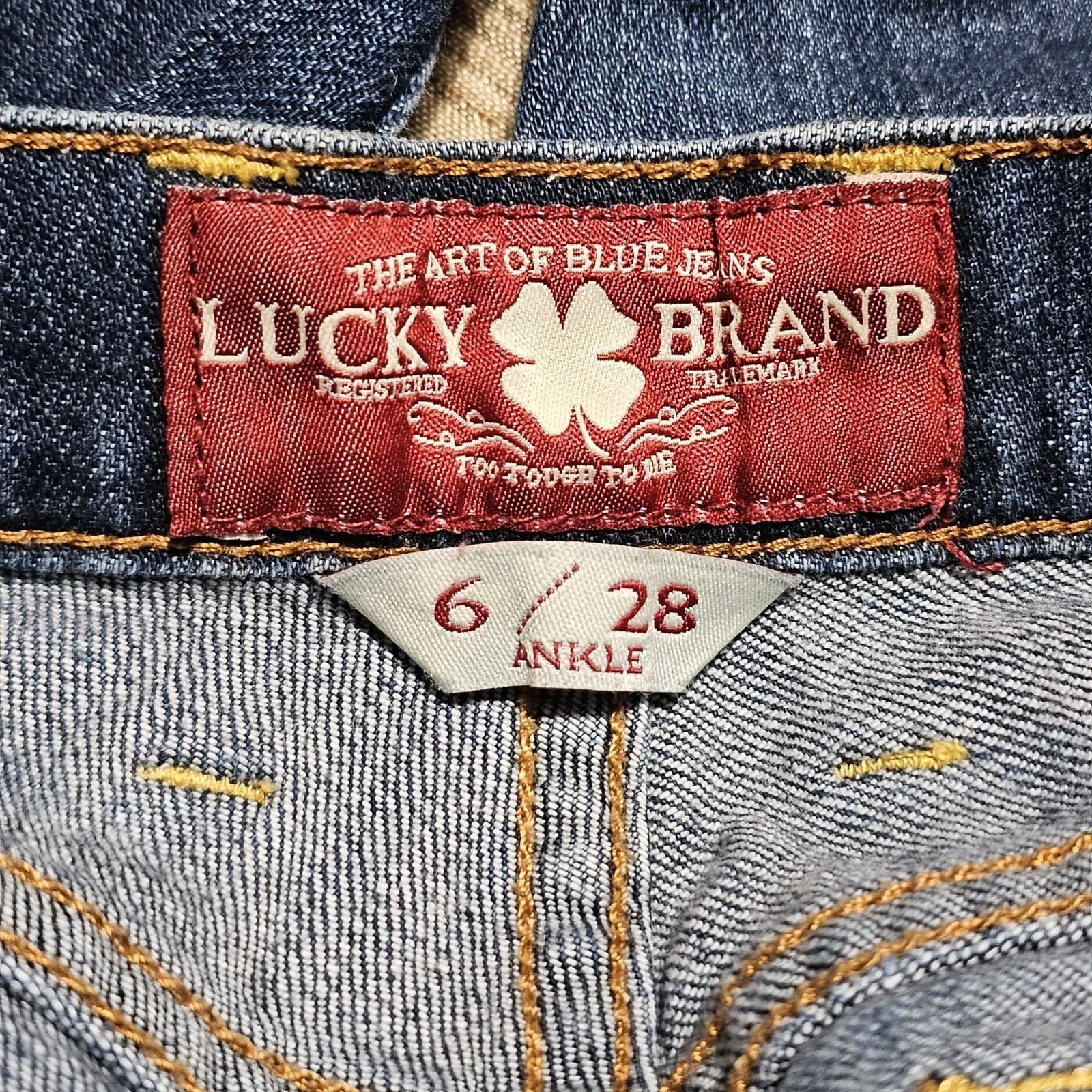 Lucky Brand Sofia Boot Jeans Woman's Size 6/28 Ankle Medium Wash - Thumbnail 12