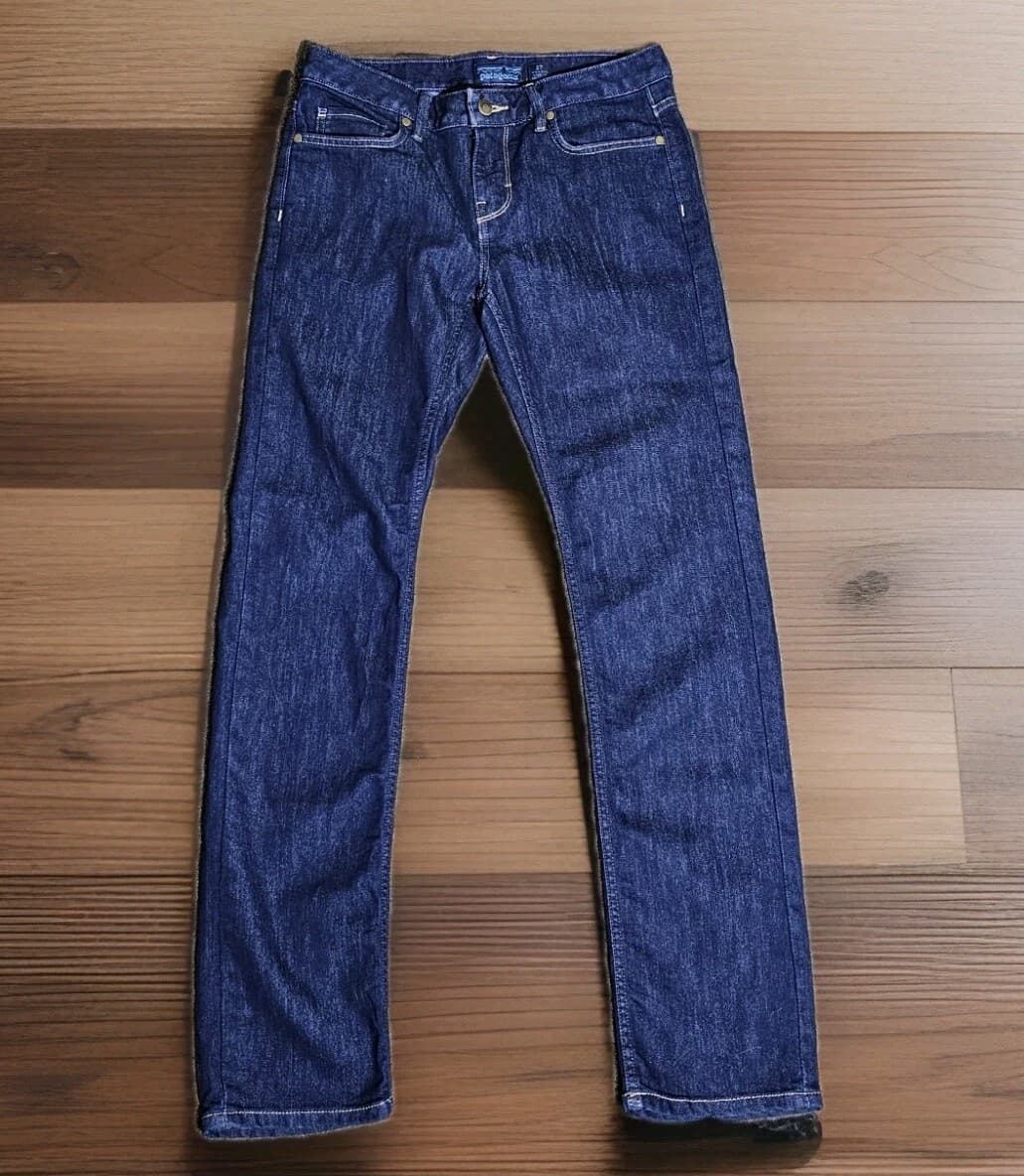 Patagonia Women’s Jeans Blue Straight Regular Organic Cotton Dark Wash Size 27 - Thumbnail 5