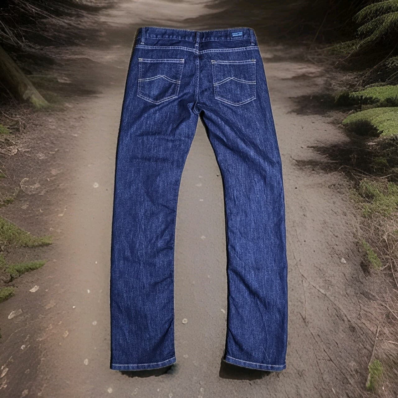 Patagonia Women’s Jeans Blue Straight Regular Organic Cotton Dark Wash Size 27 - Thumbnail 9