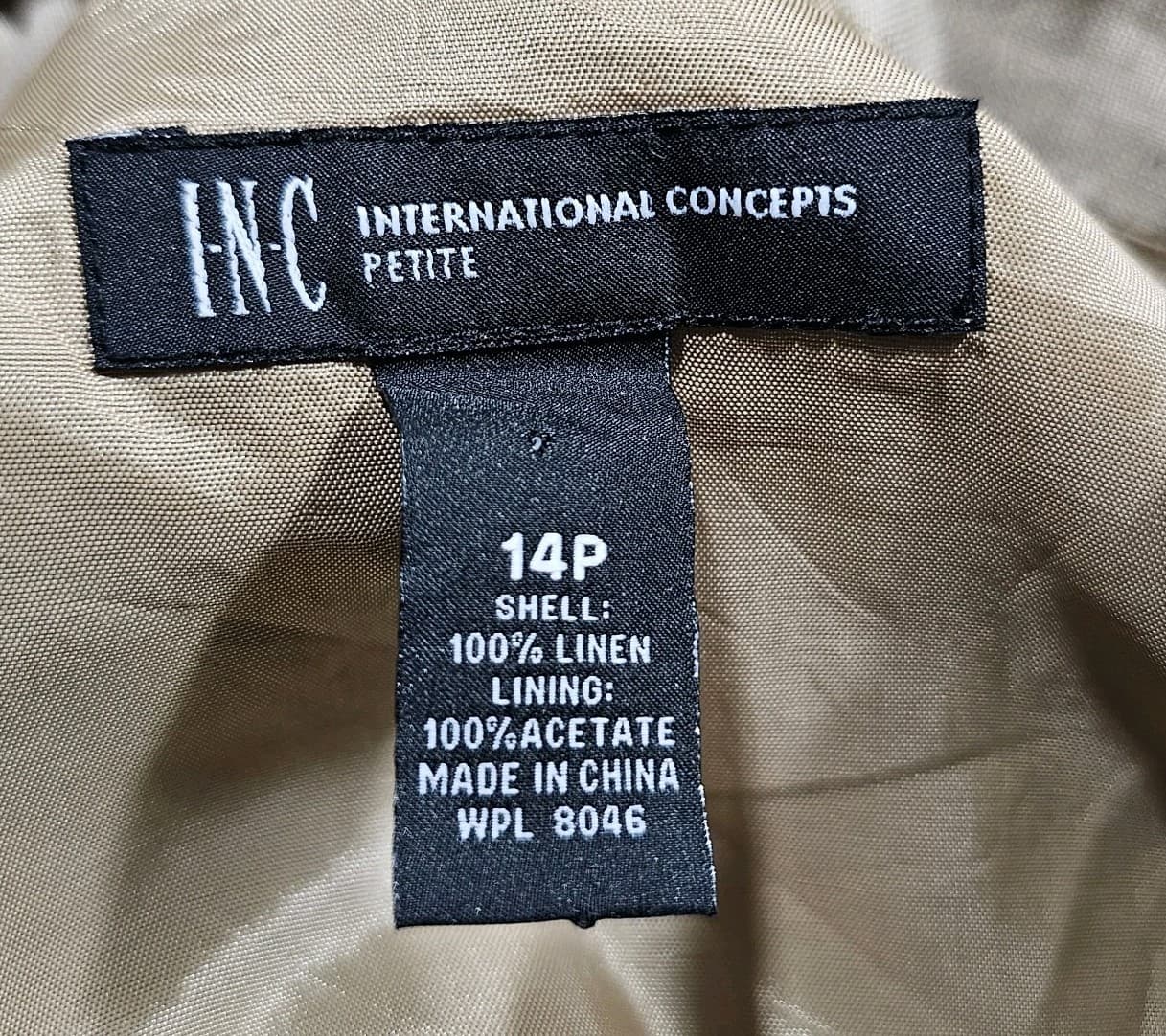 International Concepts Sleevless Double Breasted Trench Dres Size 14p 100% Linen - Thumbnail 15