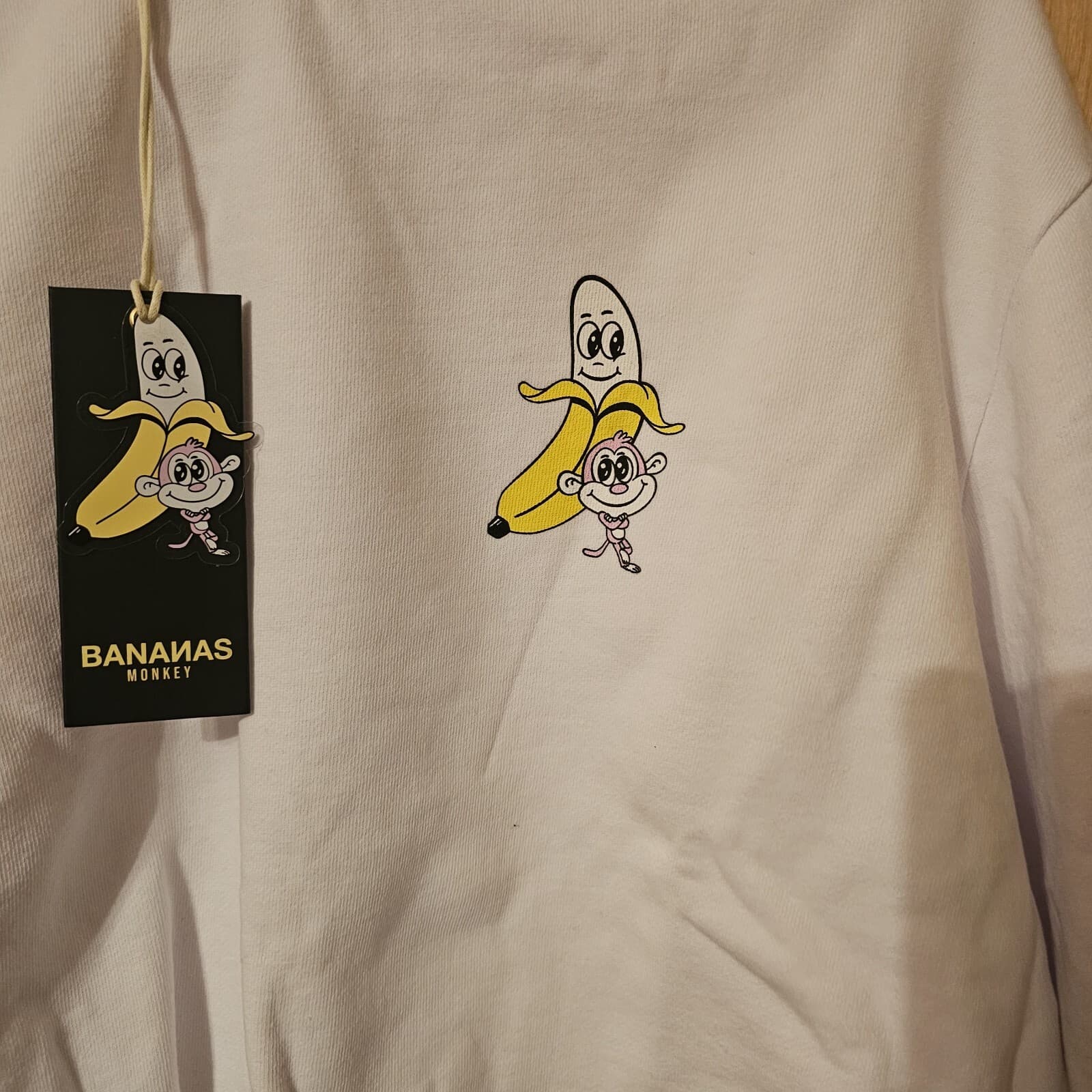Bananas Monkey Halter Top Crew Neck Sweater Woman's L/Xl - Thumbnail 3