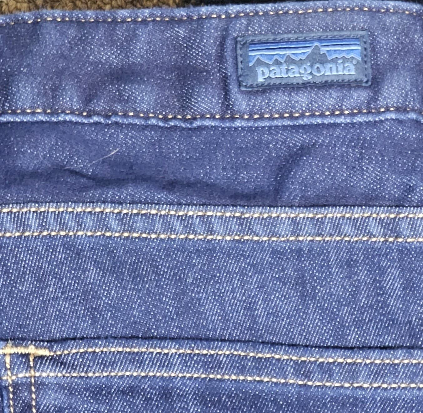 Patagonia Women’s Jeans Blue Straight Regular Organic Cotton Dark Wash Size 27 - Thumbnail 3