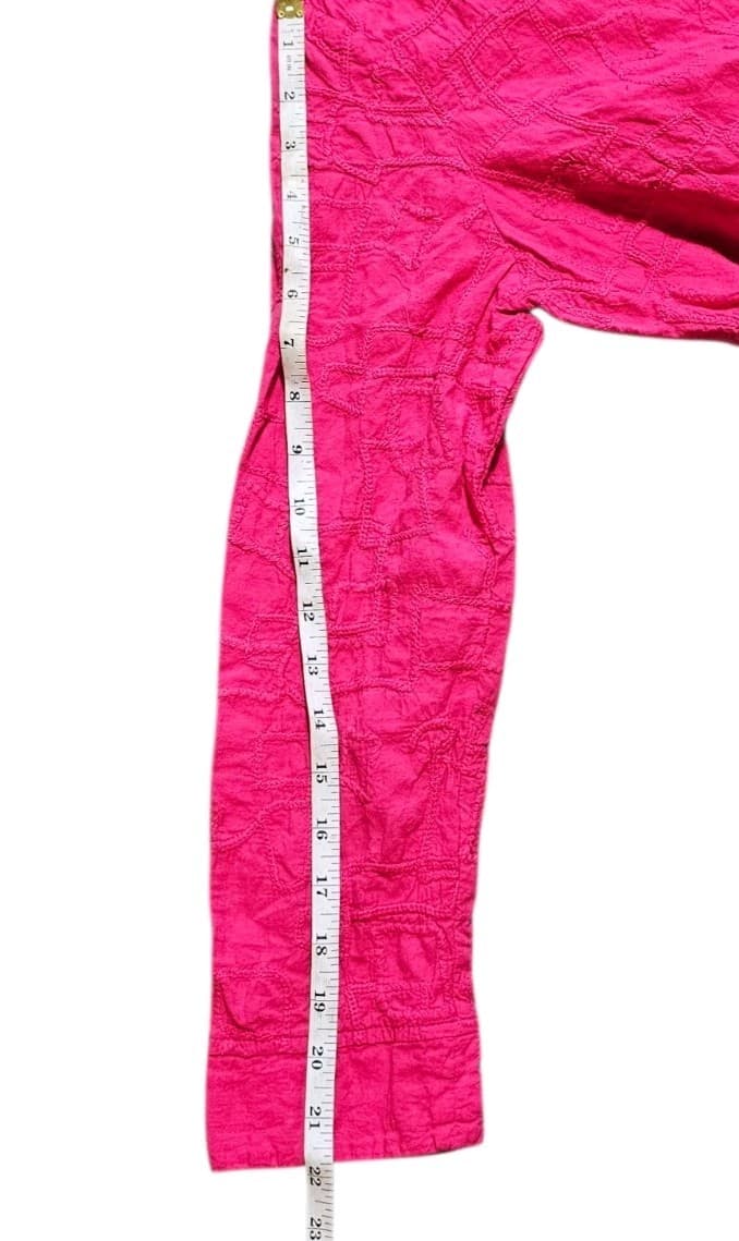 Focus Casual Life Pink Textured Front Zip Jacket Womans Size 5 - Thumbnail 11