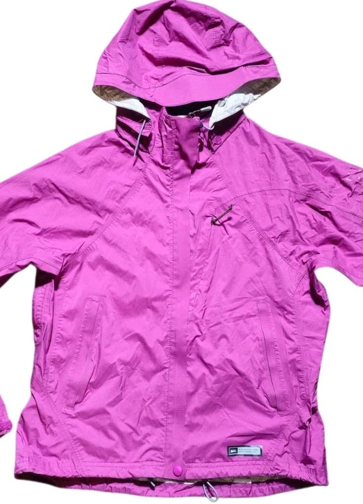 REI E1 Elements Rain Jacket Purple Woman's Size Small - Thumbnail 2