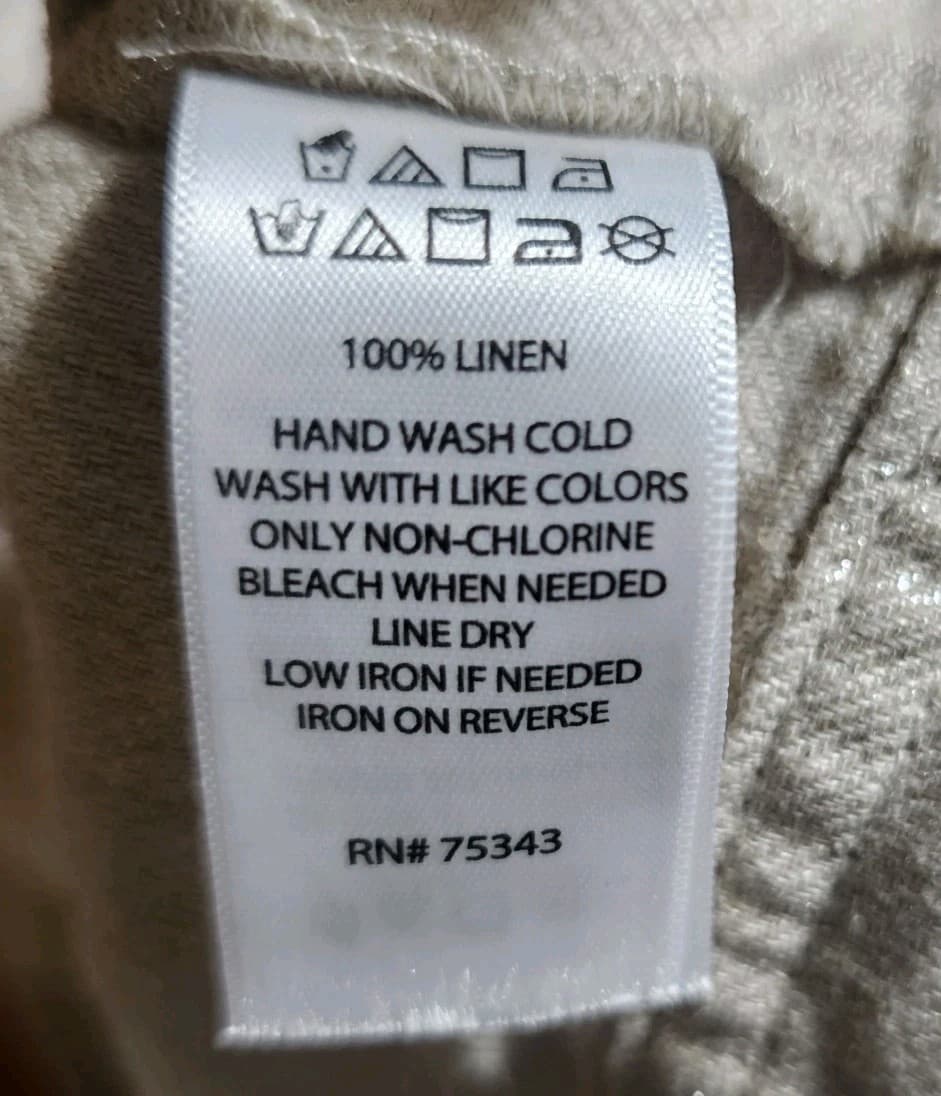 Jones & Co Metallic Linen Trucker Jacket - European Grown Flax - Large - Boho - Thumbnail 13