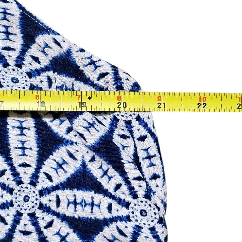 Show Me Your Mumu Blue White Floral Tunic Top - Thumbnail 10