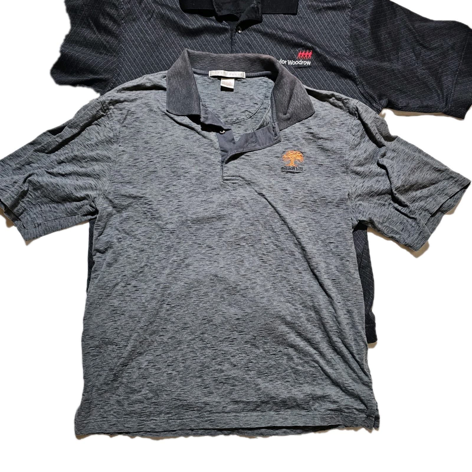 Golf Polo Shirt Lot Of 3 Cutter And Buck Perry Ellis Size M - Thumbnail 2