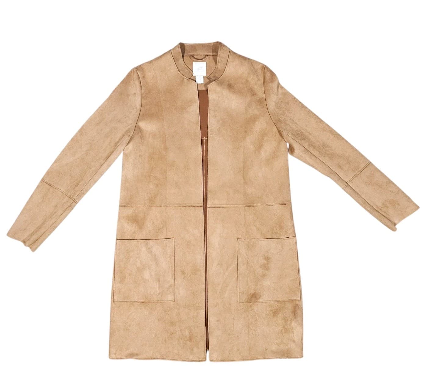 H&M Suede Jacket - Rose Gold Color - Size 4