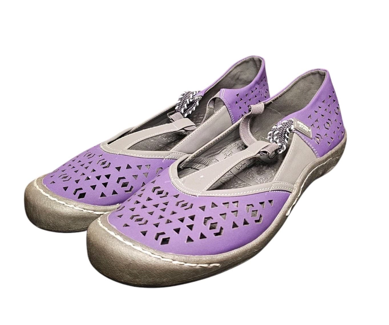 Muk-Lucks Samantha Sandal Closed Toe Womans Size 10 Purple